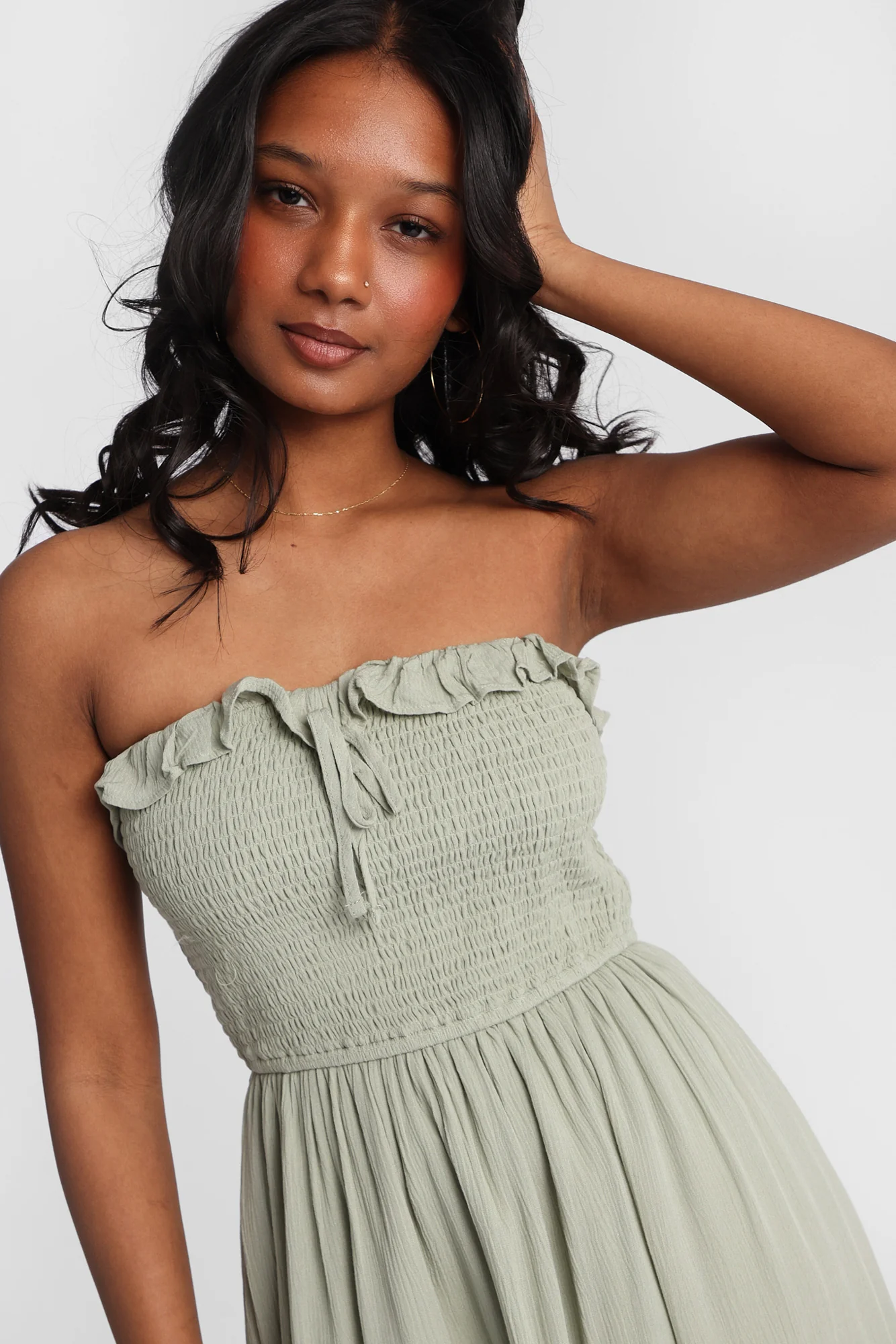 Asymmetrical Midi Dress - Image 14