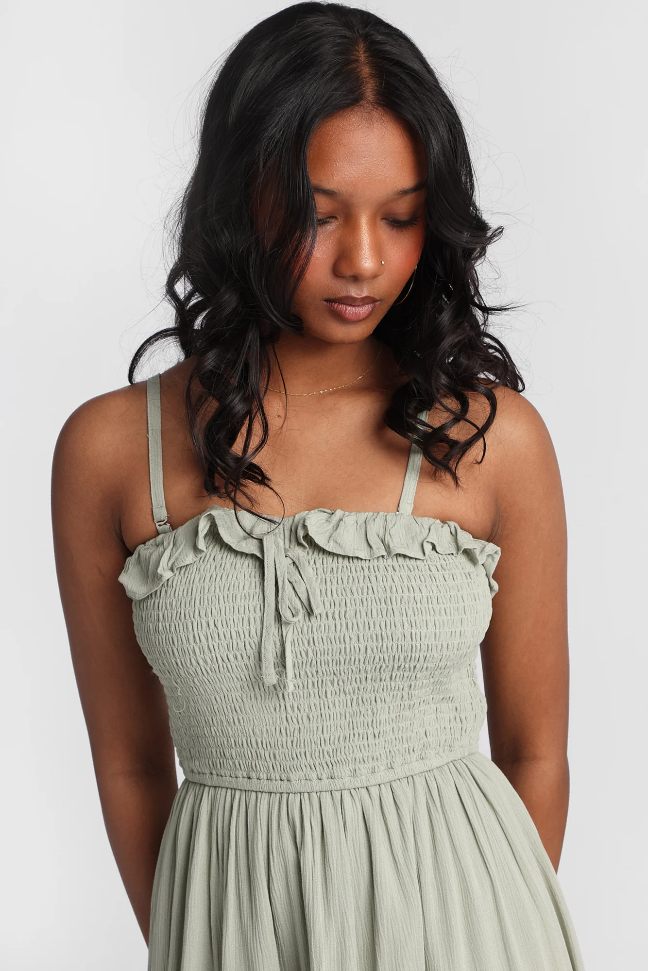 Asymmetrical Midi Dress - Image 15