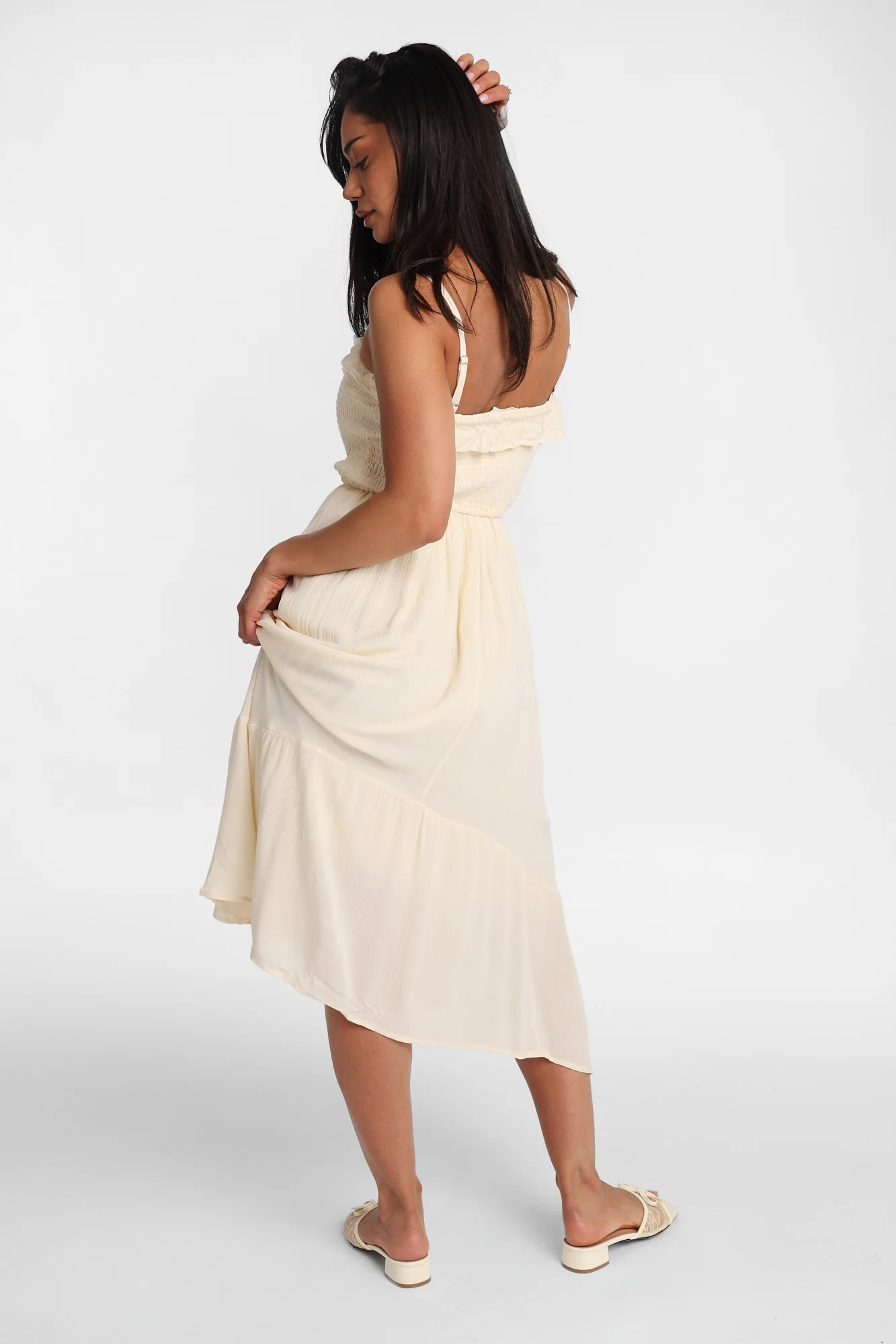 Asymmetrical Midi Dress - Image 17