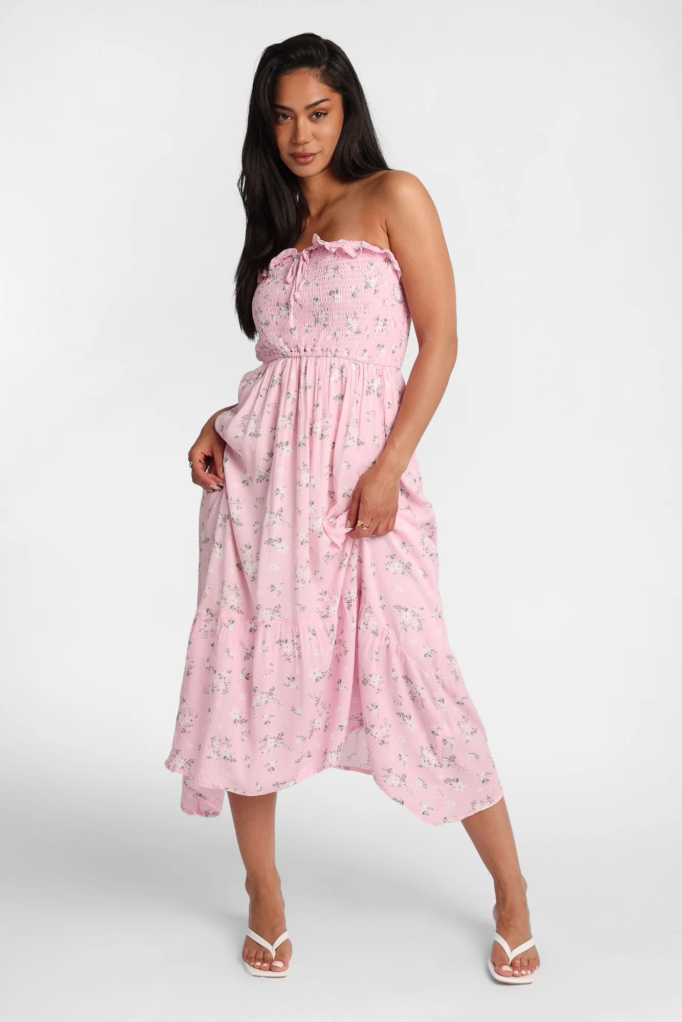 Asymmetrical Midi Dress - Image 19