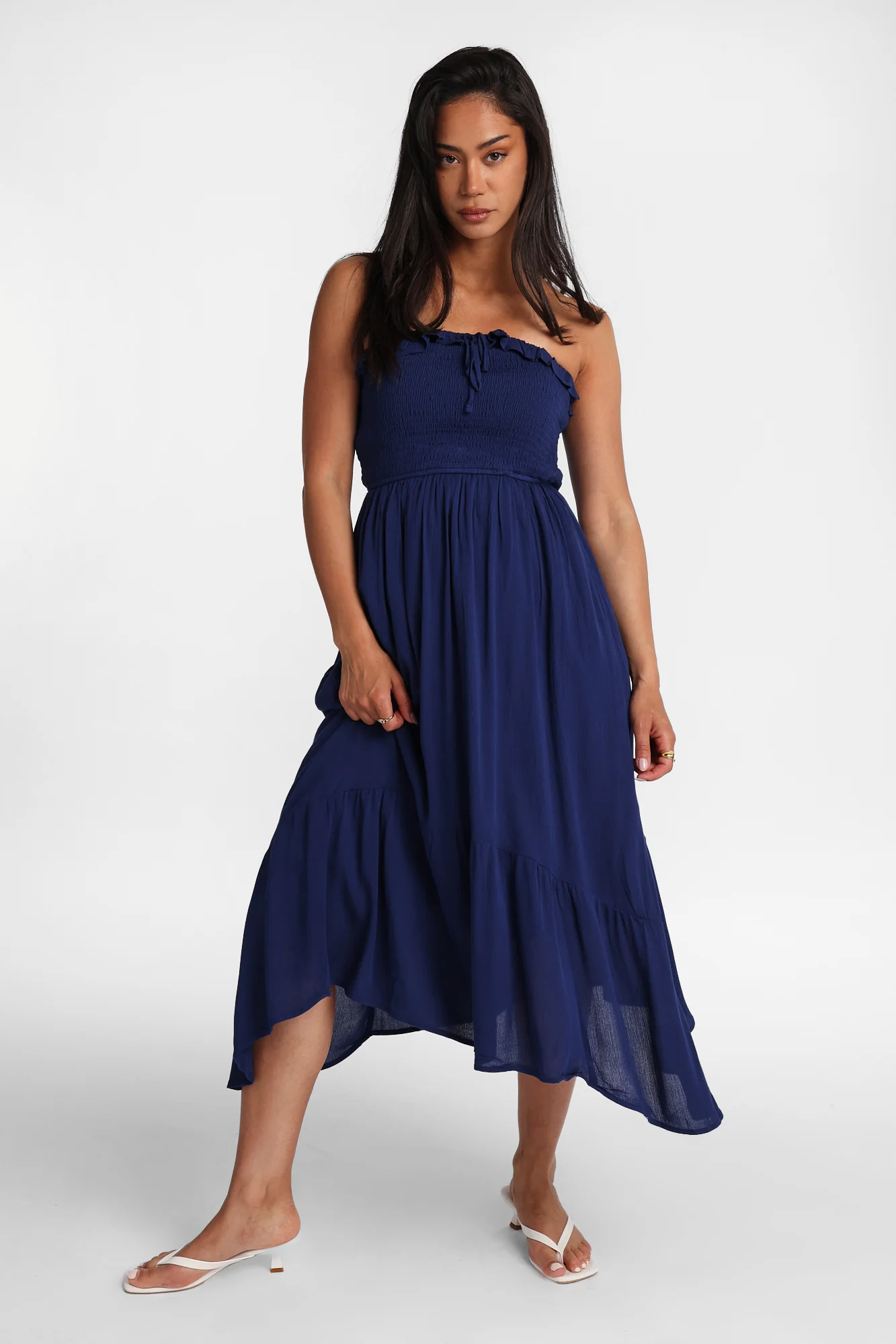 Asymmetrical Midi Dress - Image 6