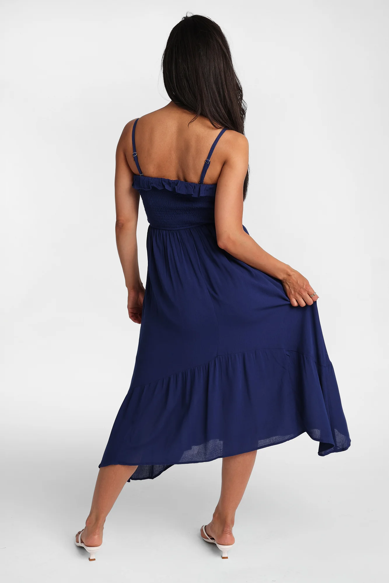 Asymmetrical Midi Dress - Image 8