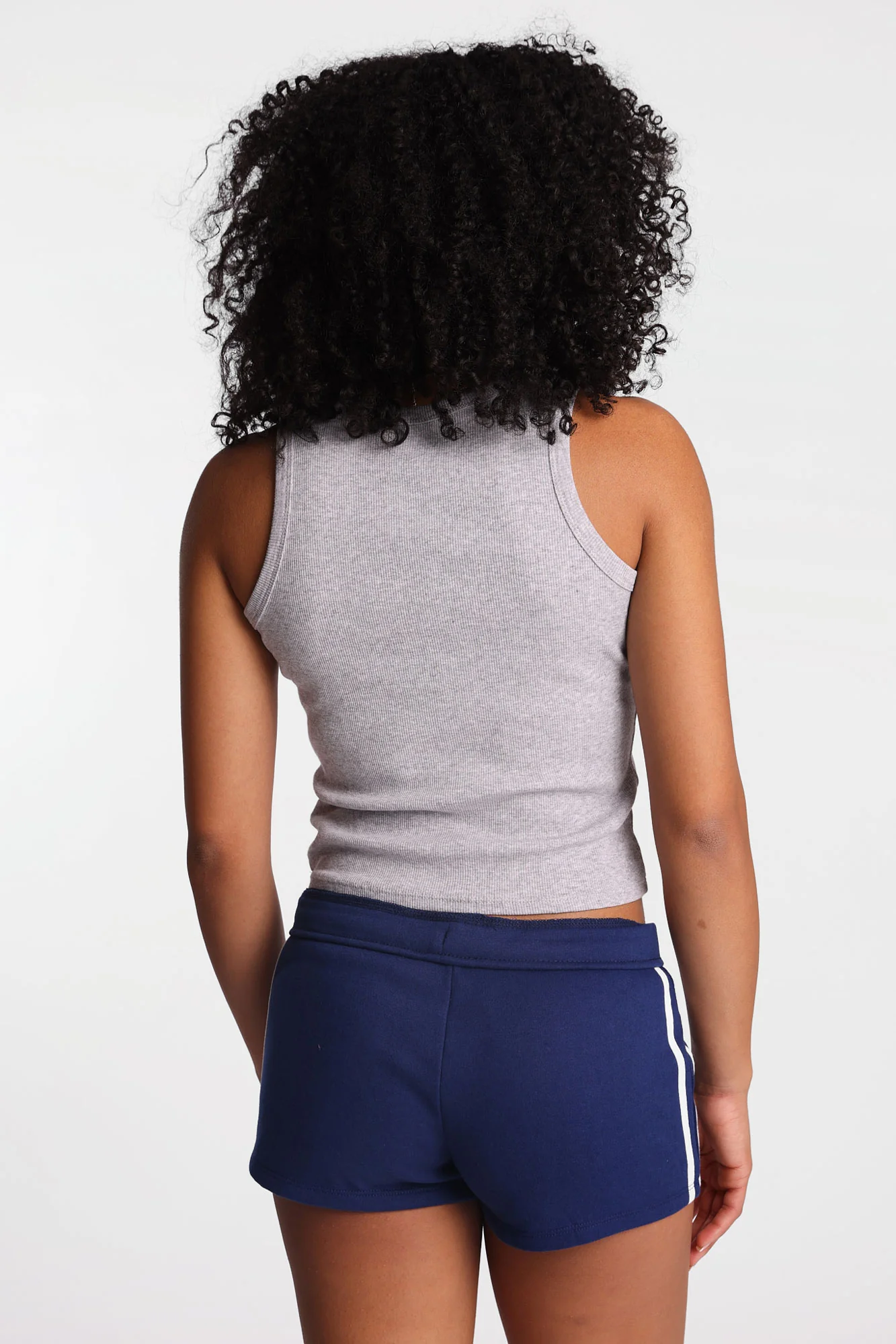 Brooklyn 89 Embroidered Ribbed Knit High Neck Tank Top - Image 3