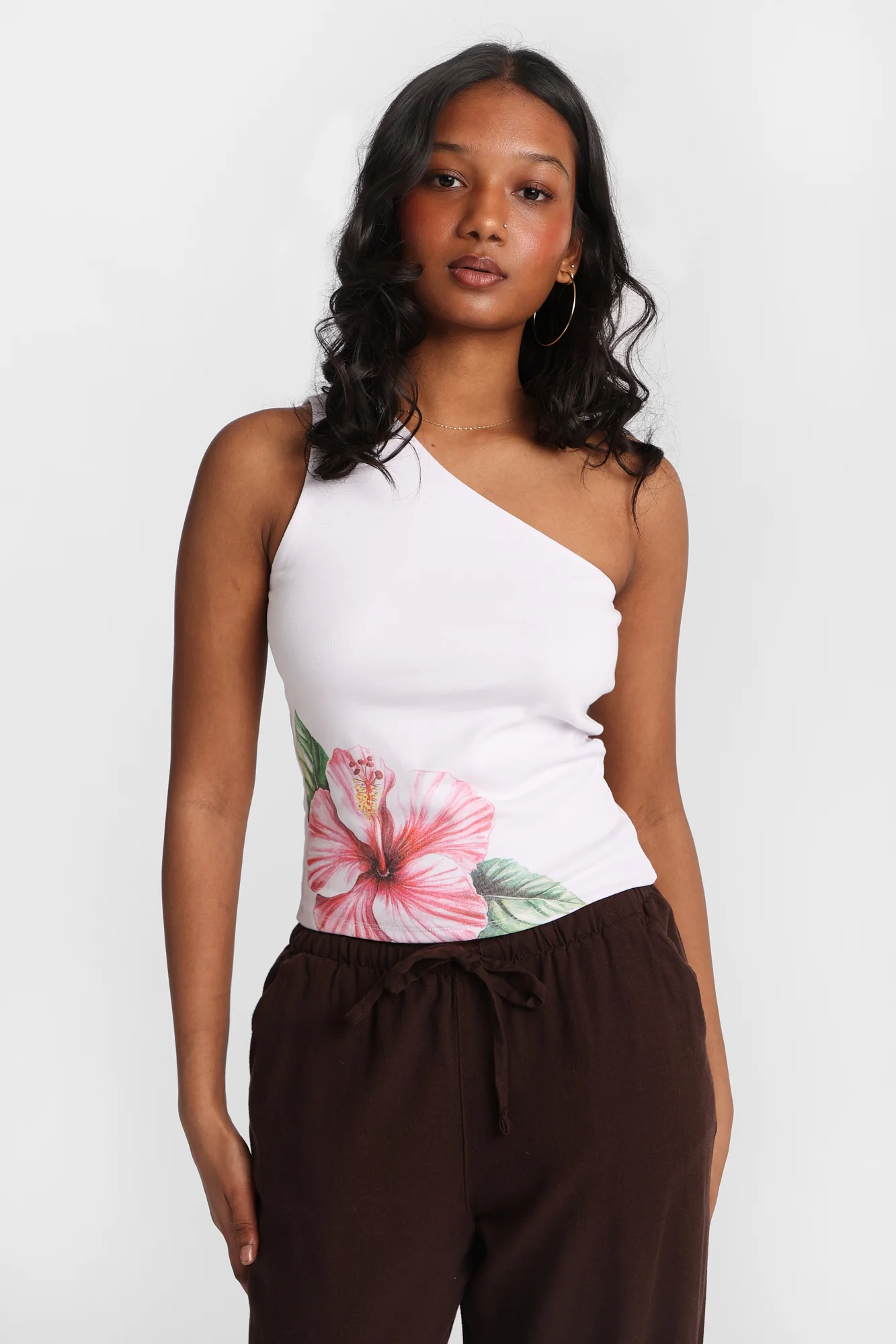One-Shoulder Tank Top