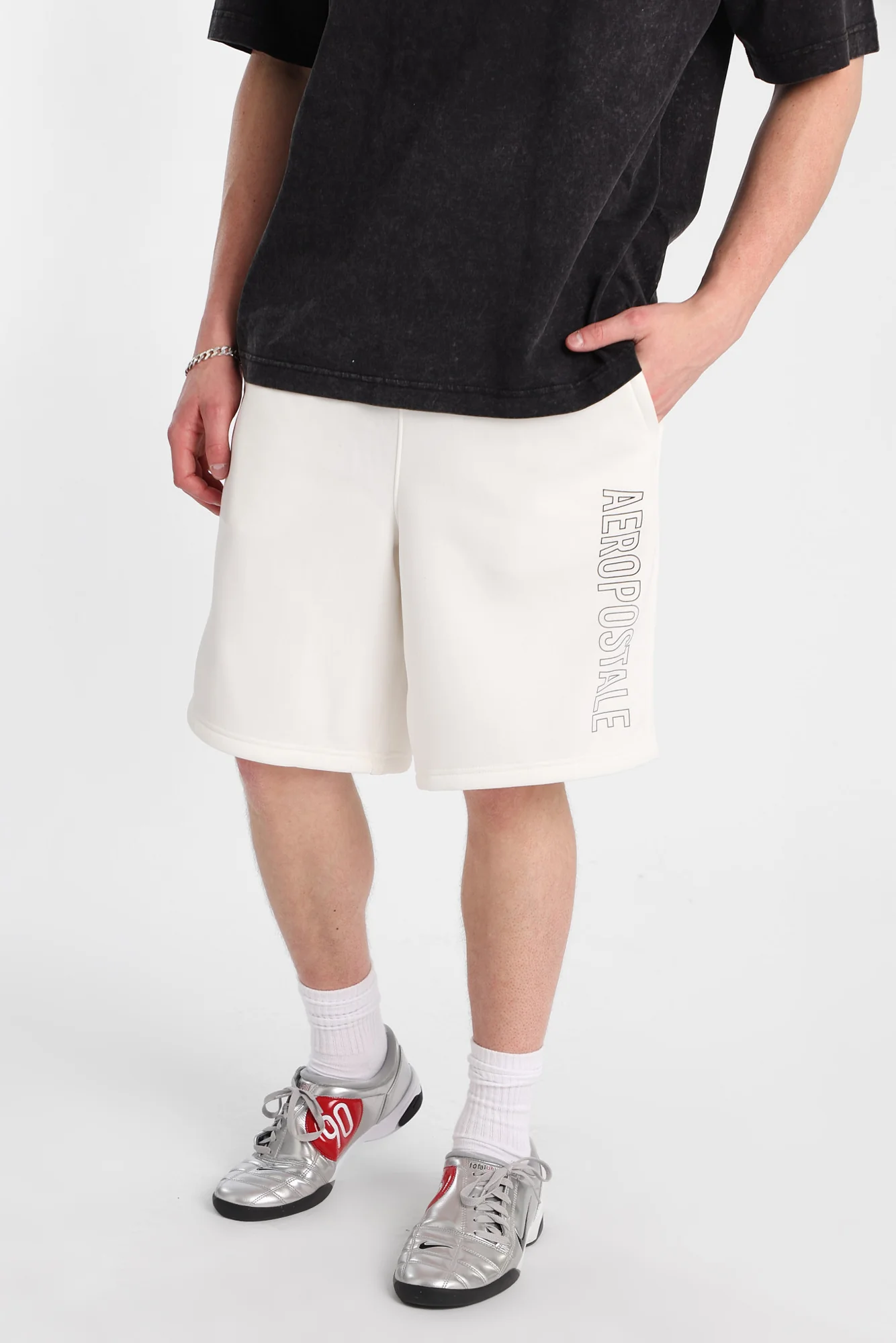 Aéropostale Leg Print Fleece Shorts