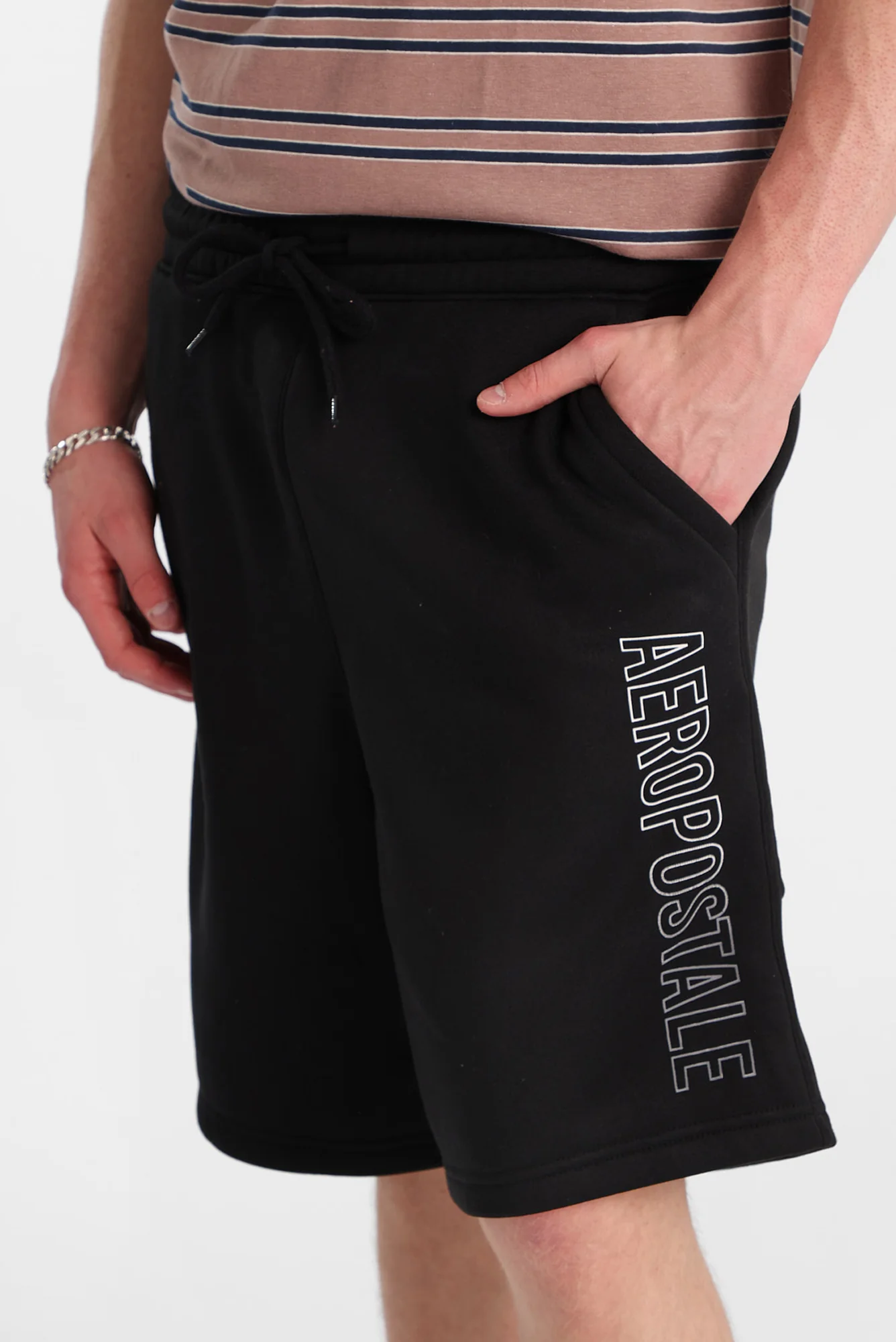Aéropostale Leg Print Fleece Shorts - Image 3