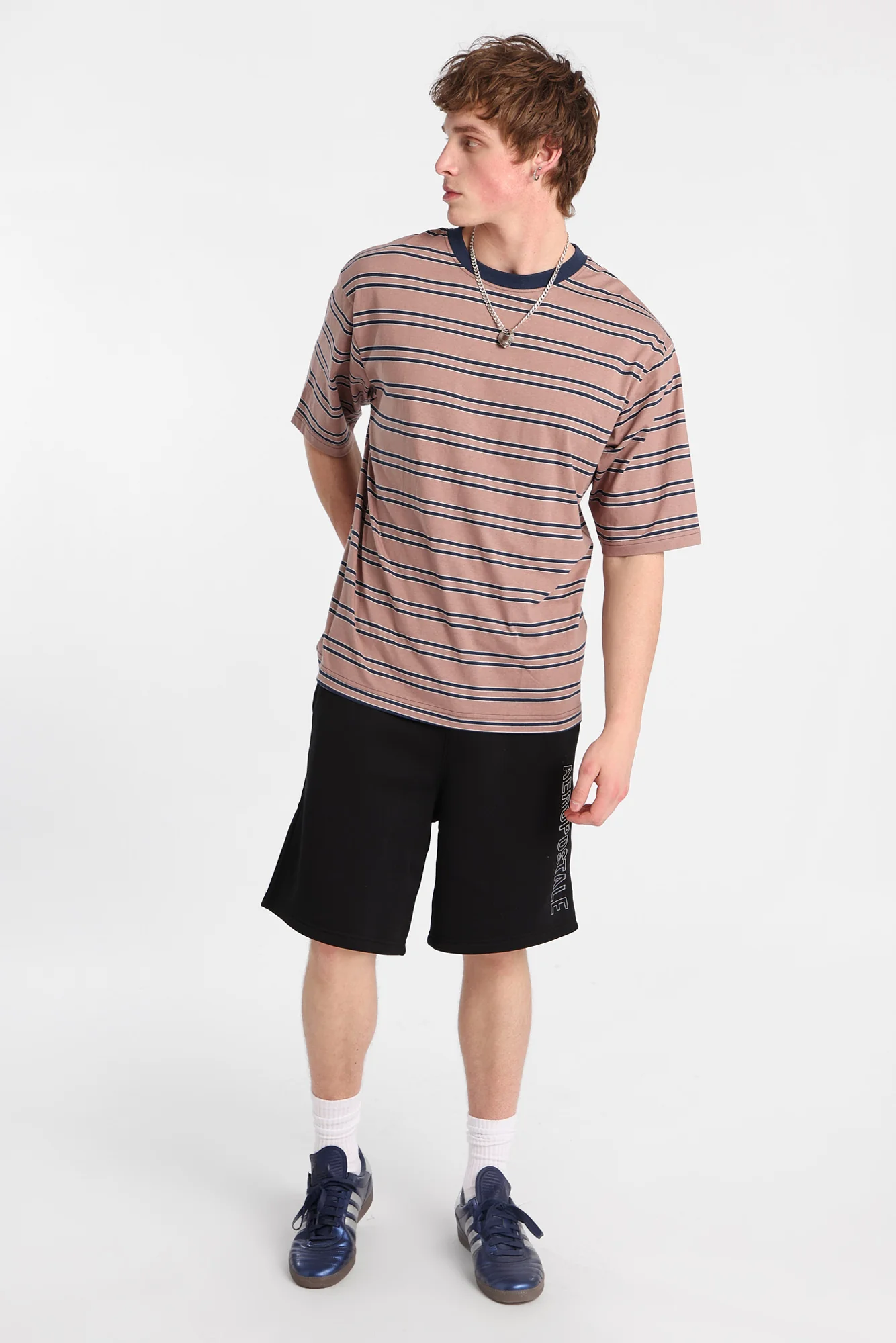 Aéropostale Leg Print Fleece Shorts - Image 5
