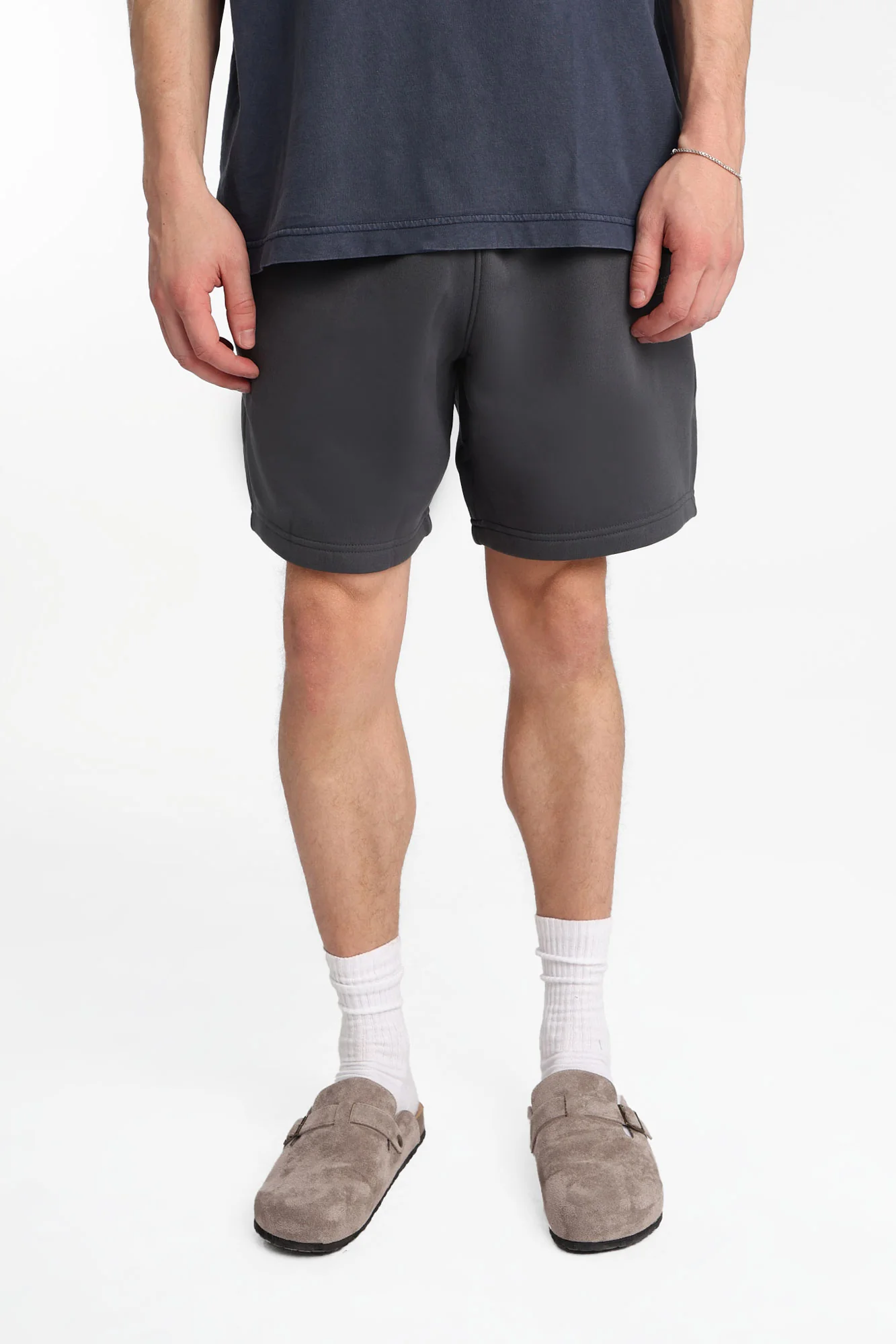 AERO Essential Leg Print Fleece Shorts - Image 10