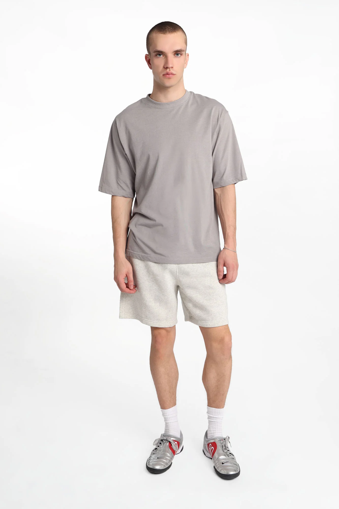 AERO Essential Leg Print Fleece Shorts - Image 16