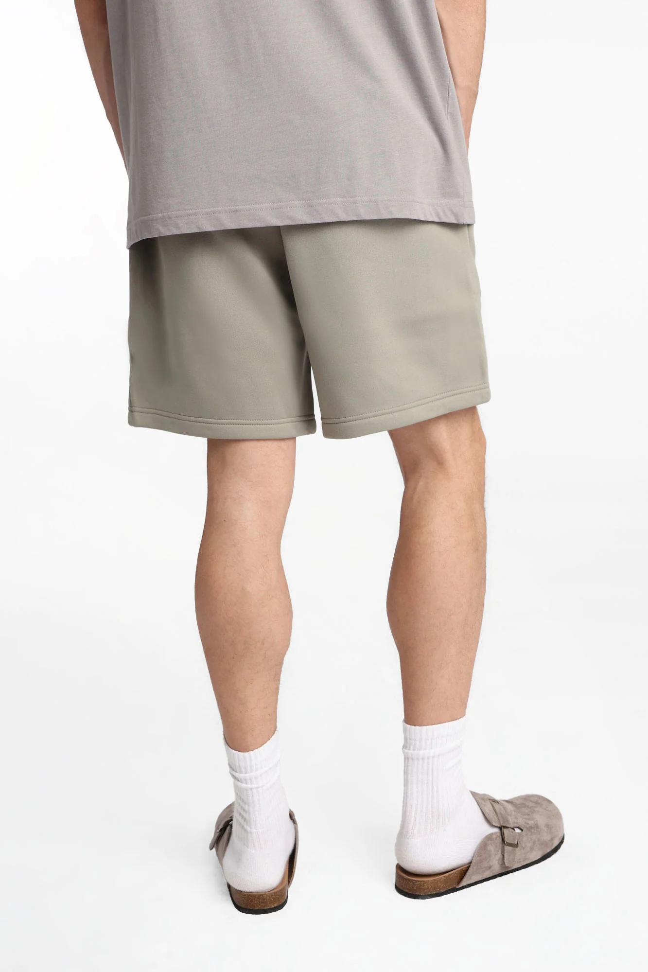 AERO Essential Leg Print Fleece Shorts - Image 23