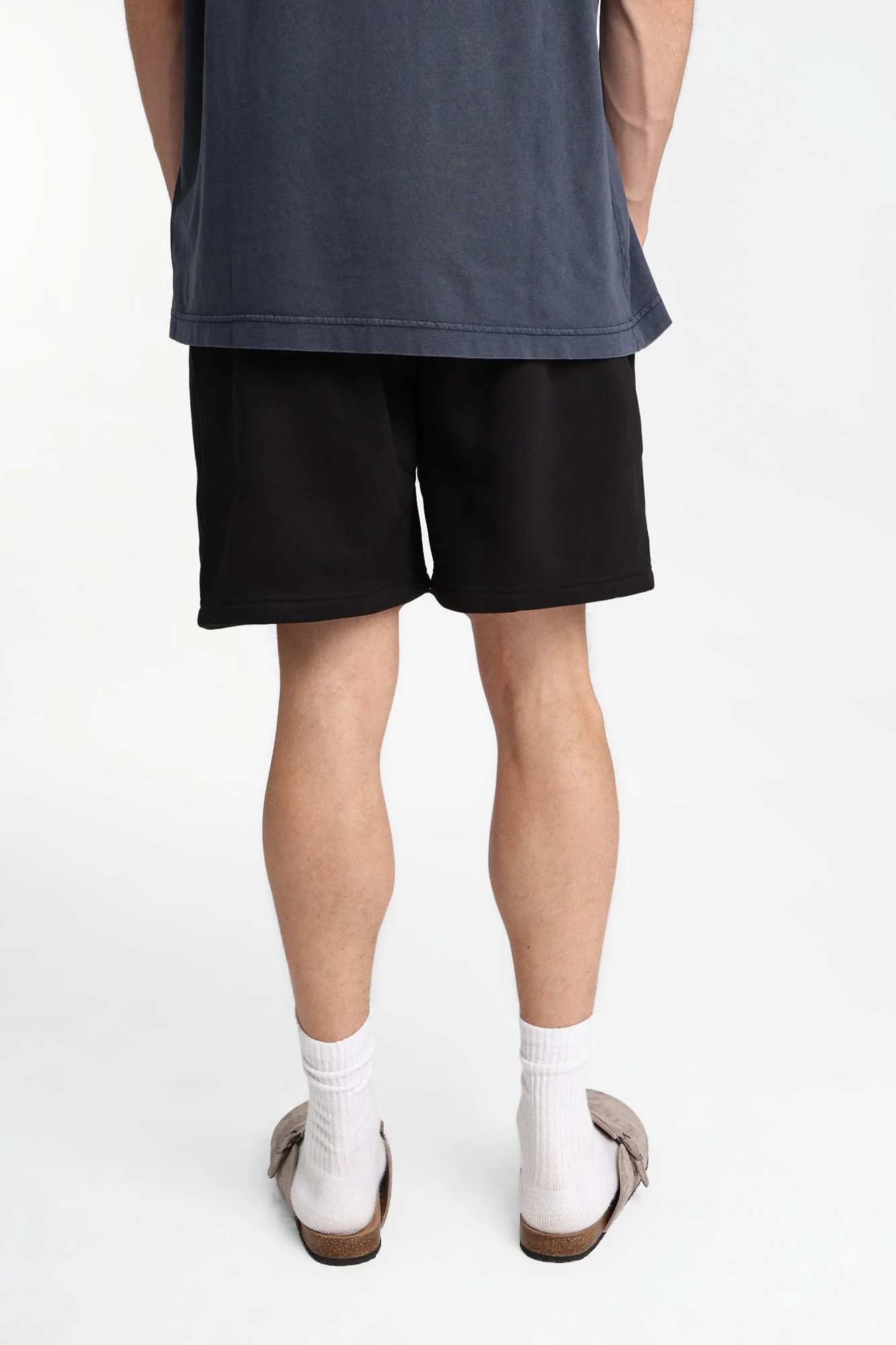 AERO Essential Leg Print Fleece Shorts - Image 4