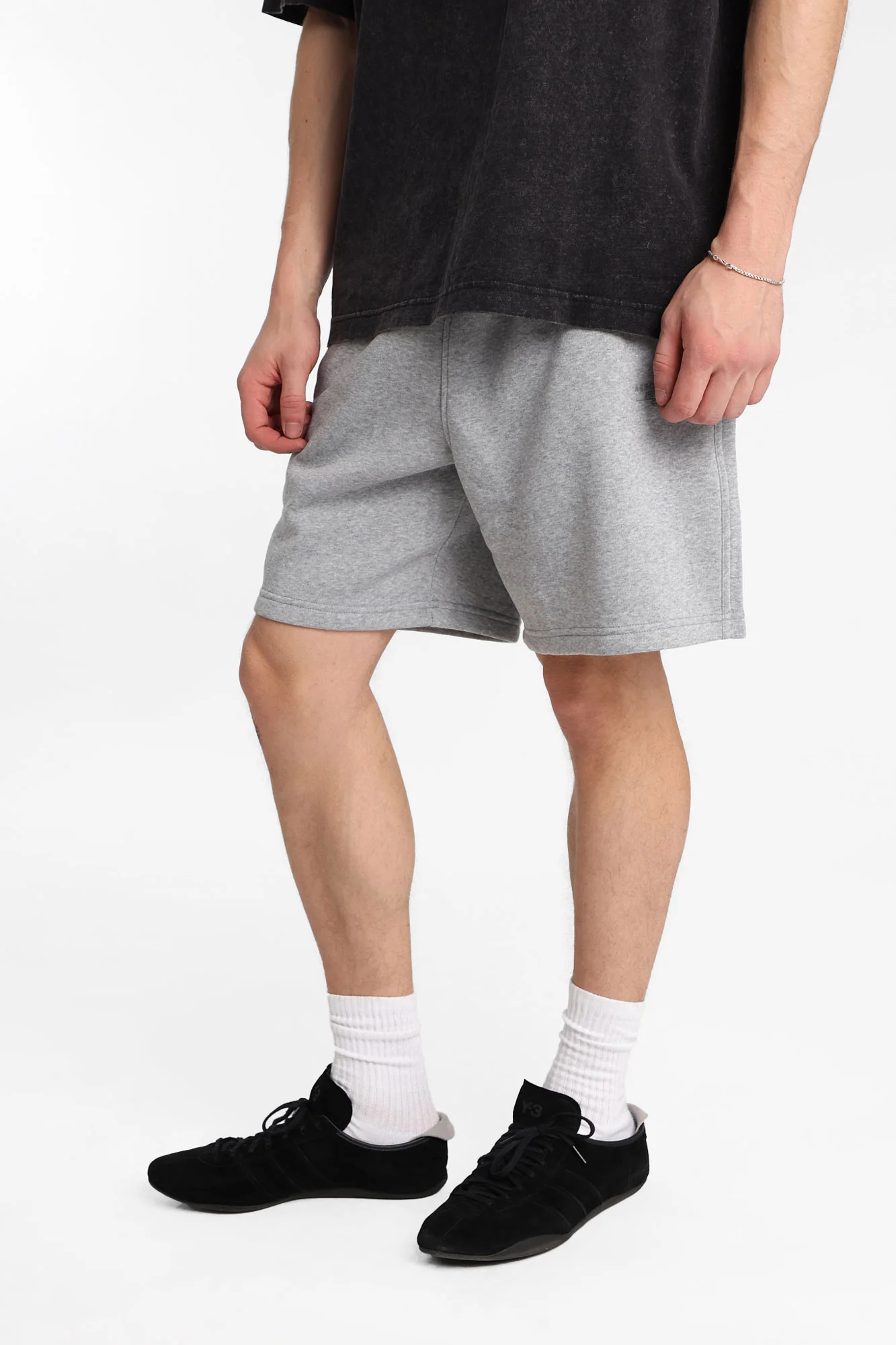 AERO Essential Leg Print Fleece Shorts - Image 6