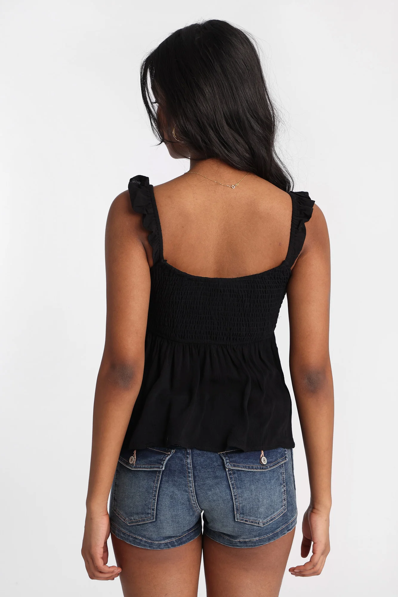 AERO Flutter Sleeve Babydoll Top - Image 3