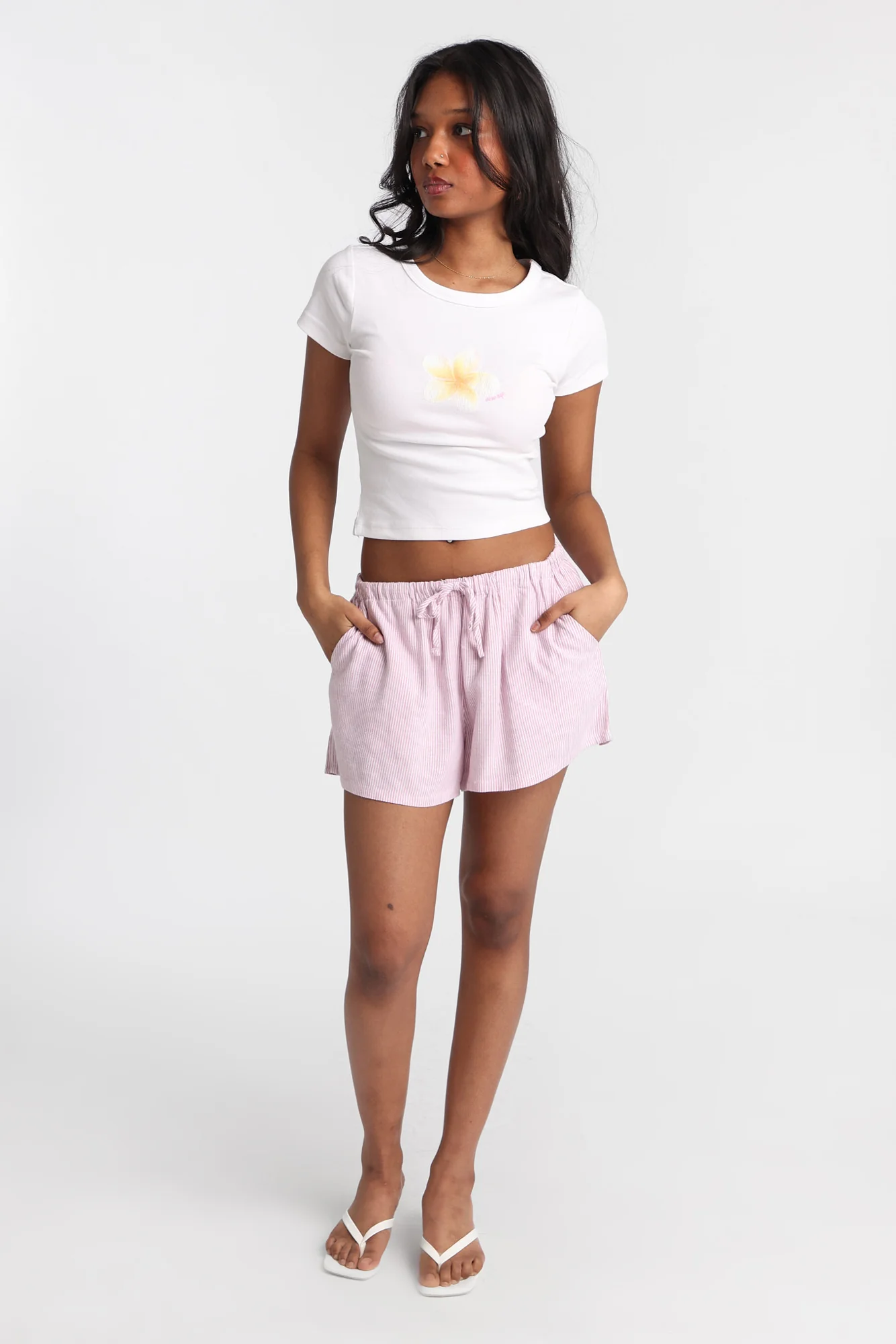AERO Linen-Blend Drawstring Shorts - Image 12