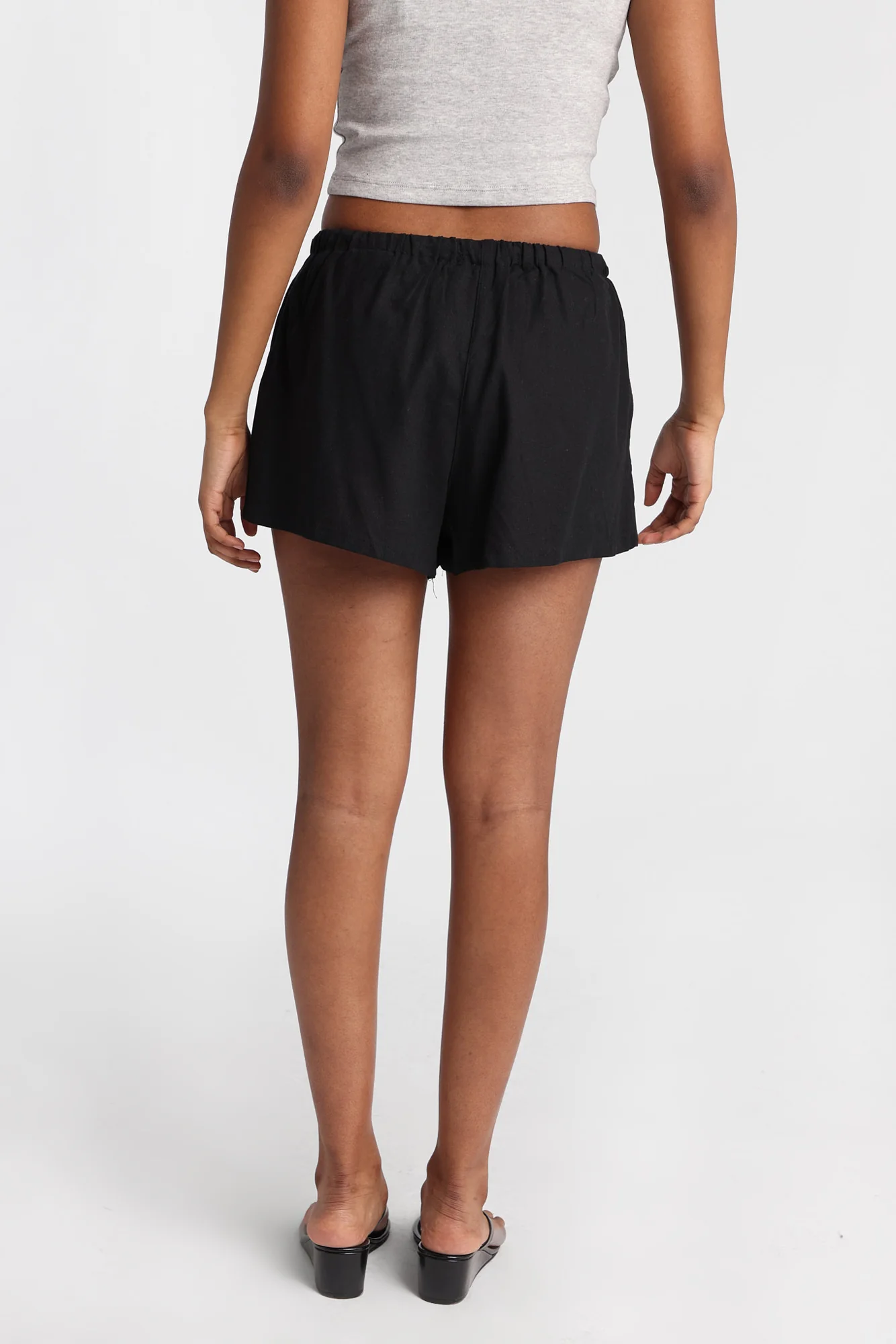 AERO Linen-Blend Drawstring Shorts - Image 7