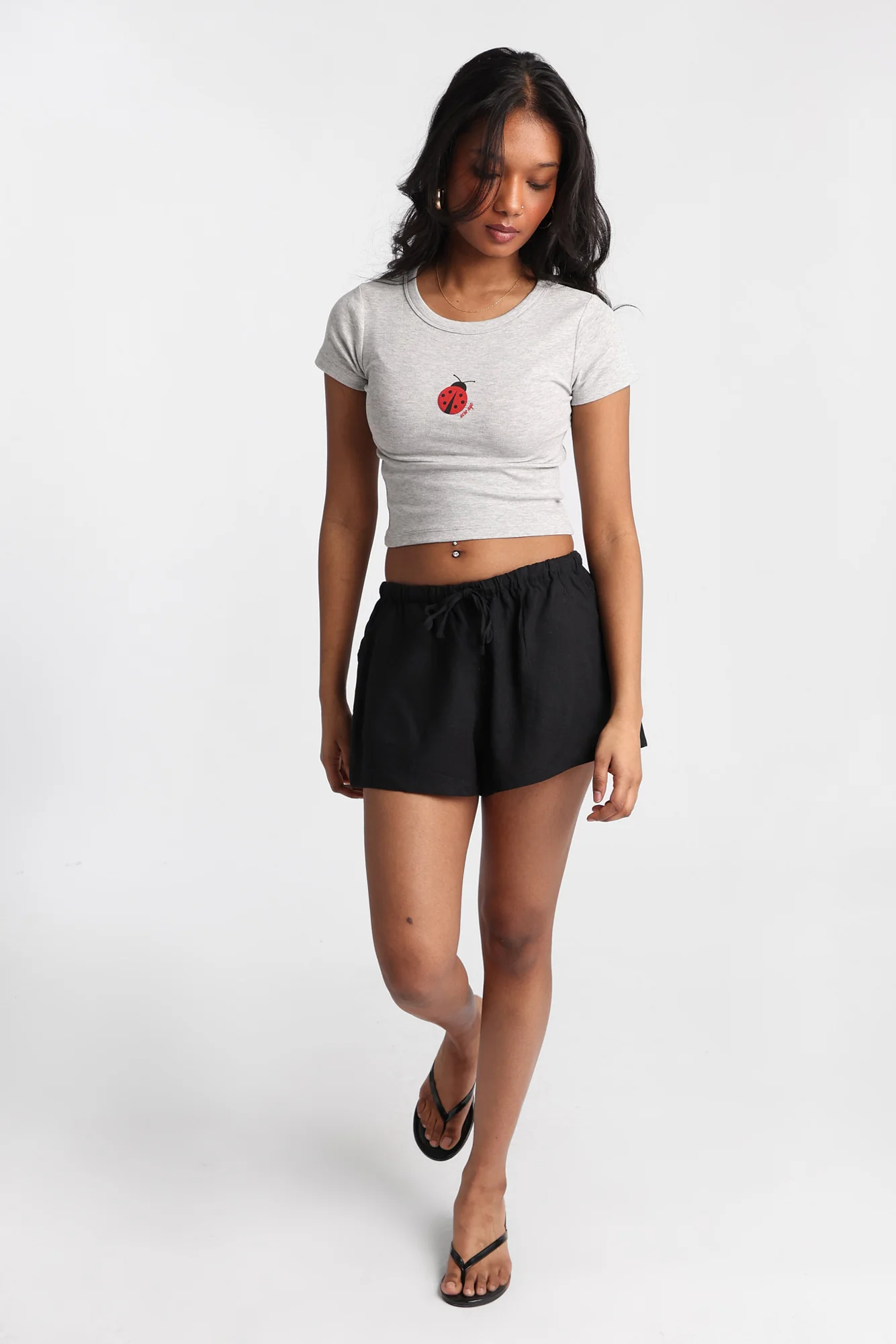 AERO Linen-Blend Drawstring Shorts - Image 8