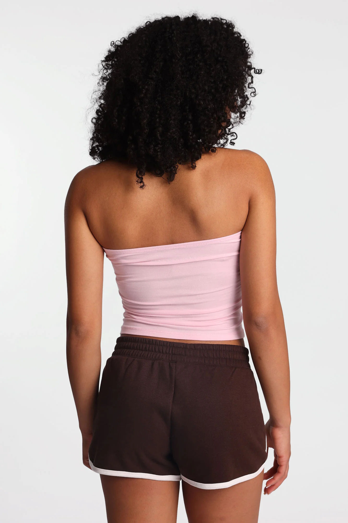 AERO 87 Hibiscus Flower Graphic Tube Top - Image 4