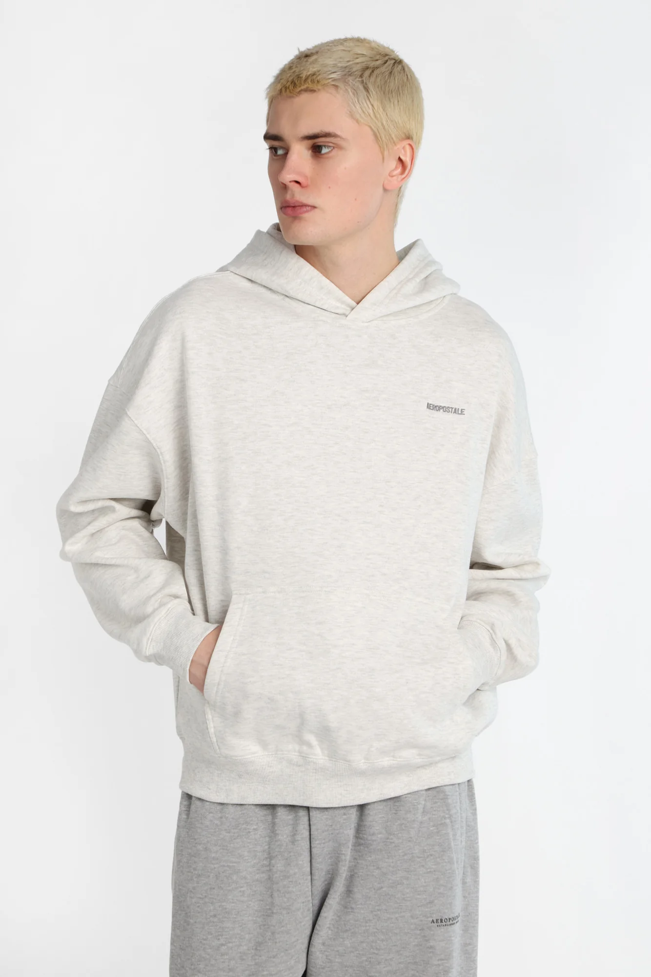 Aéropostale Embroidered Boxy Hoodie