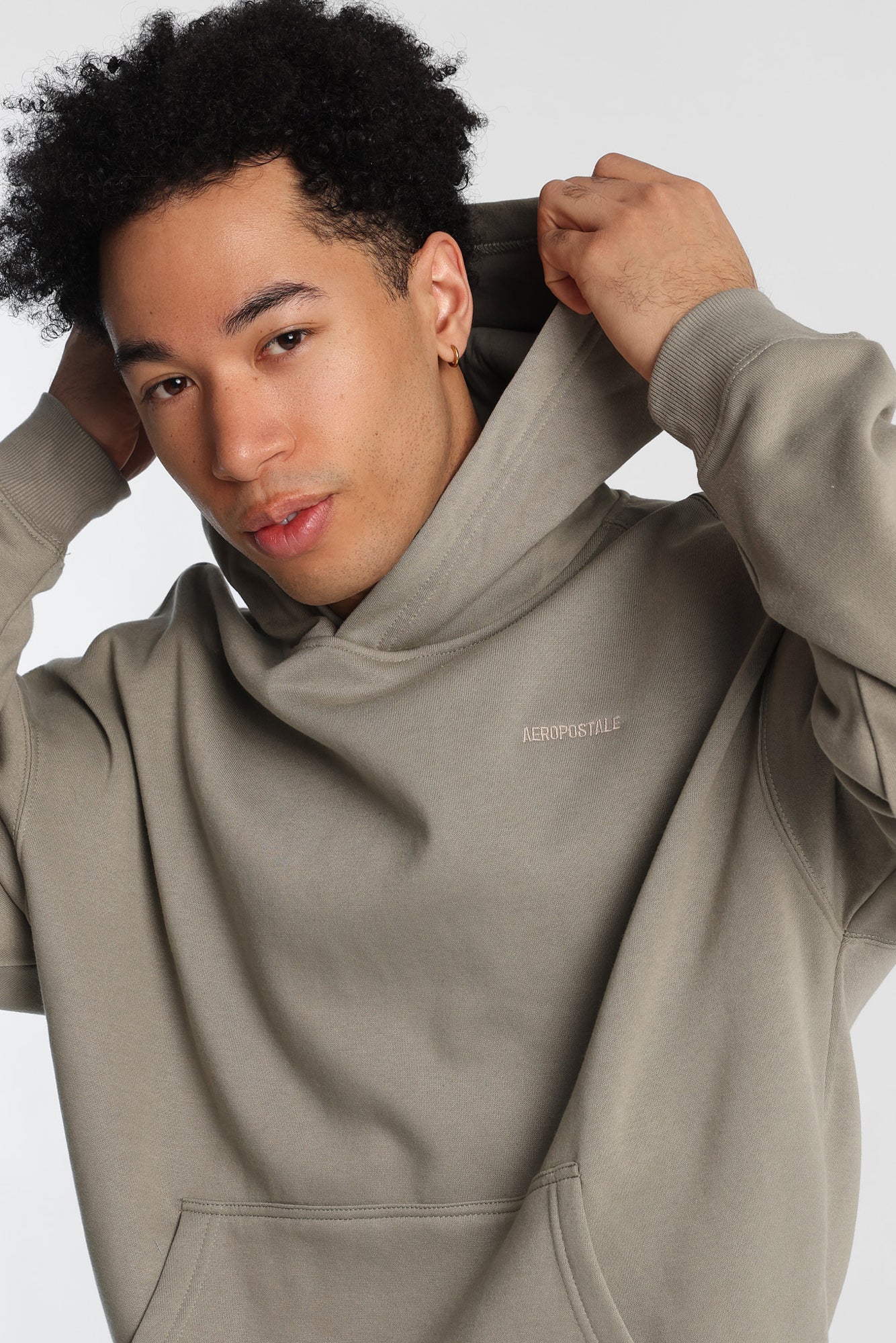 Aéropostale Embroidered Boxy Hoodie - Image 19