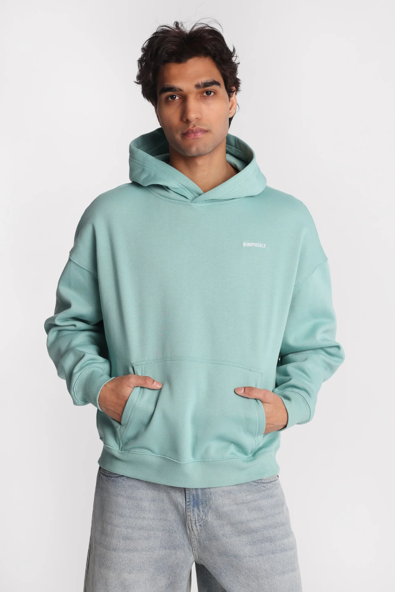 Aéropostale Embroidered Boxy Hoodie - Image 10