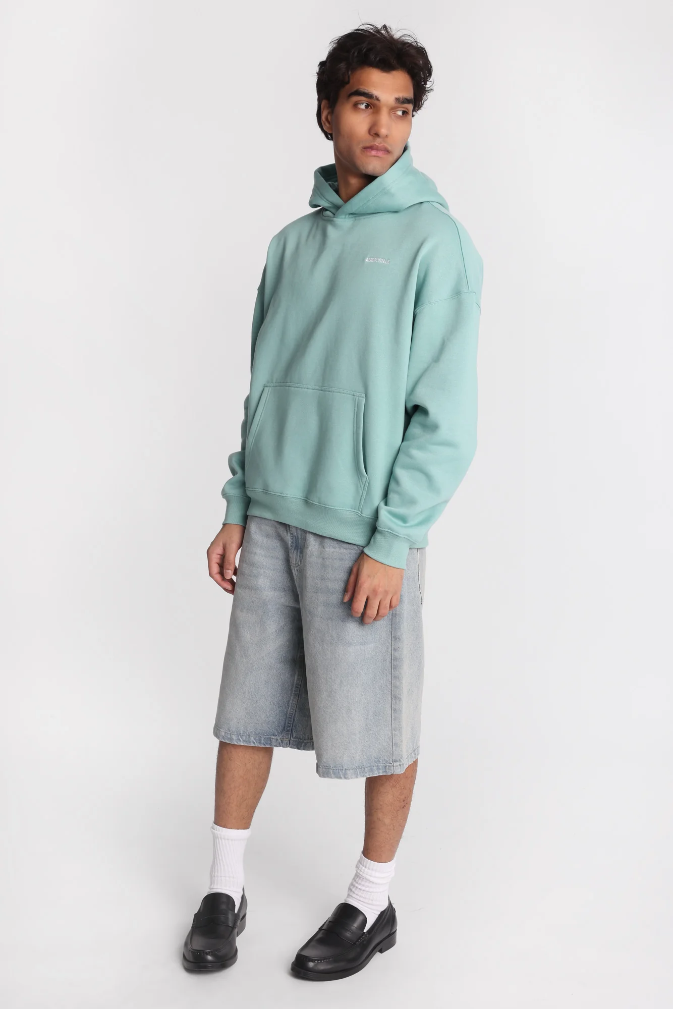 Aéropostale Embroidered Boxy Hoodie - Image 13