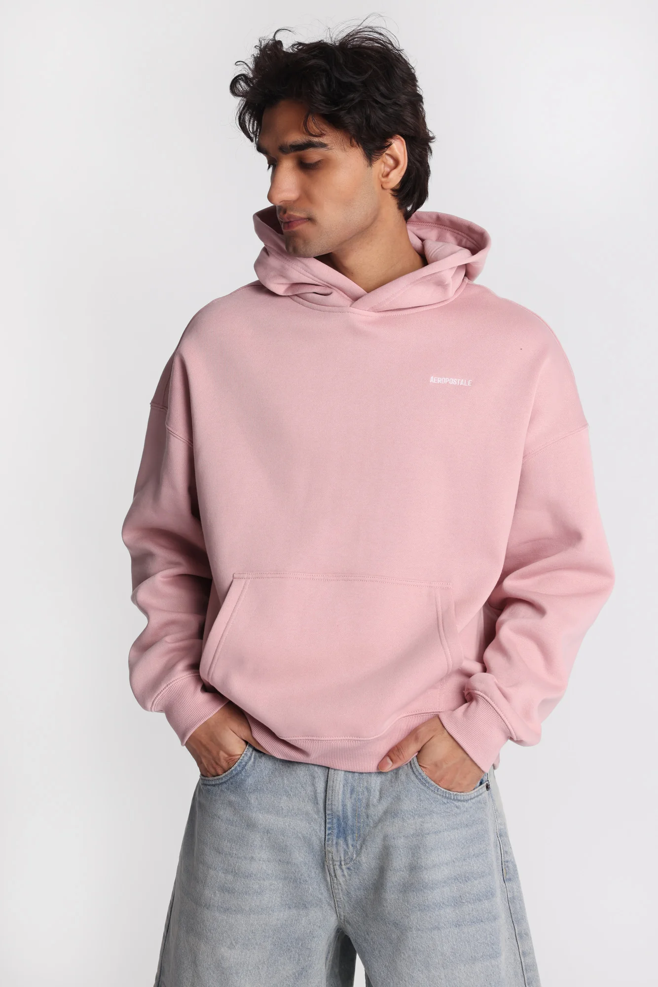 Aéropostale Embroidered Boxy Hoodie - Image 15
