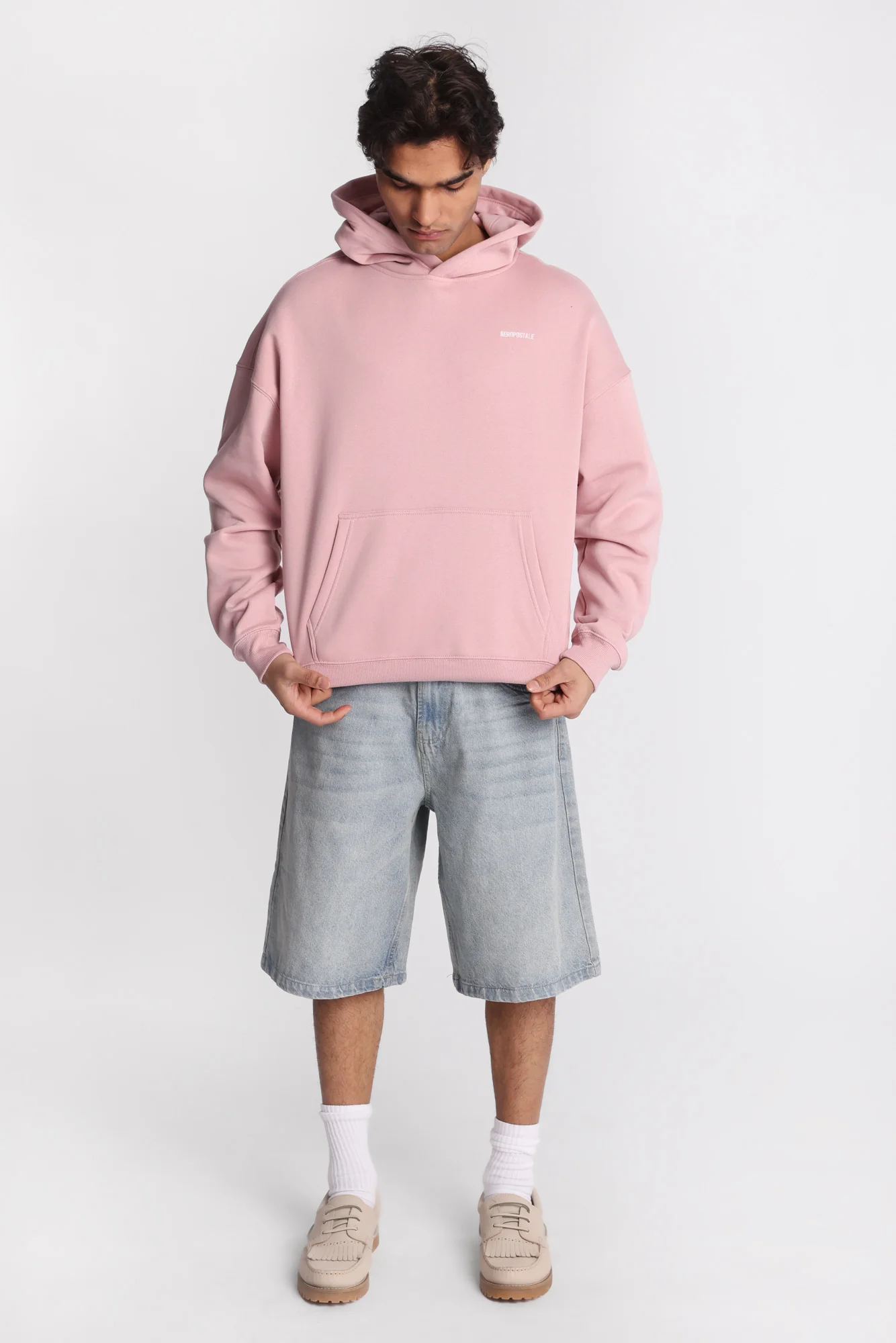 Aéropostale Embroidered Boxy Hoodie - Image 18