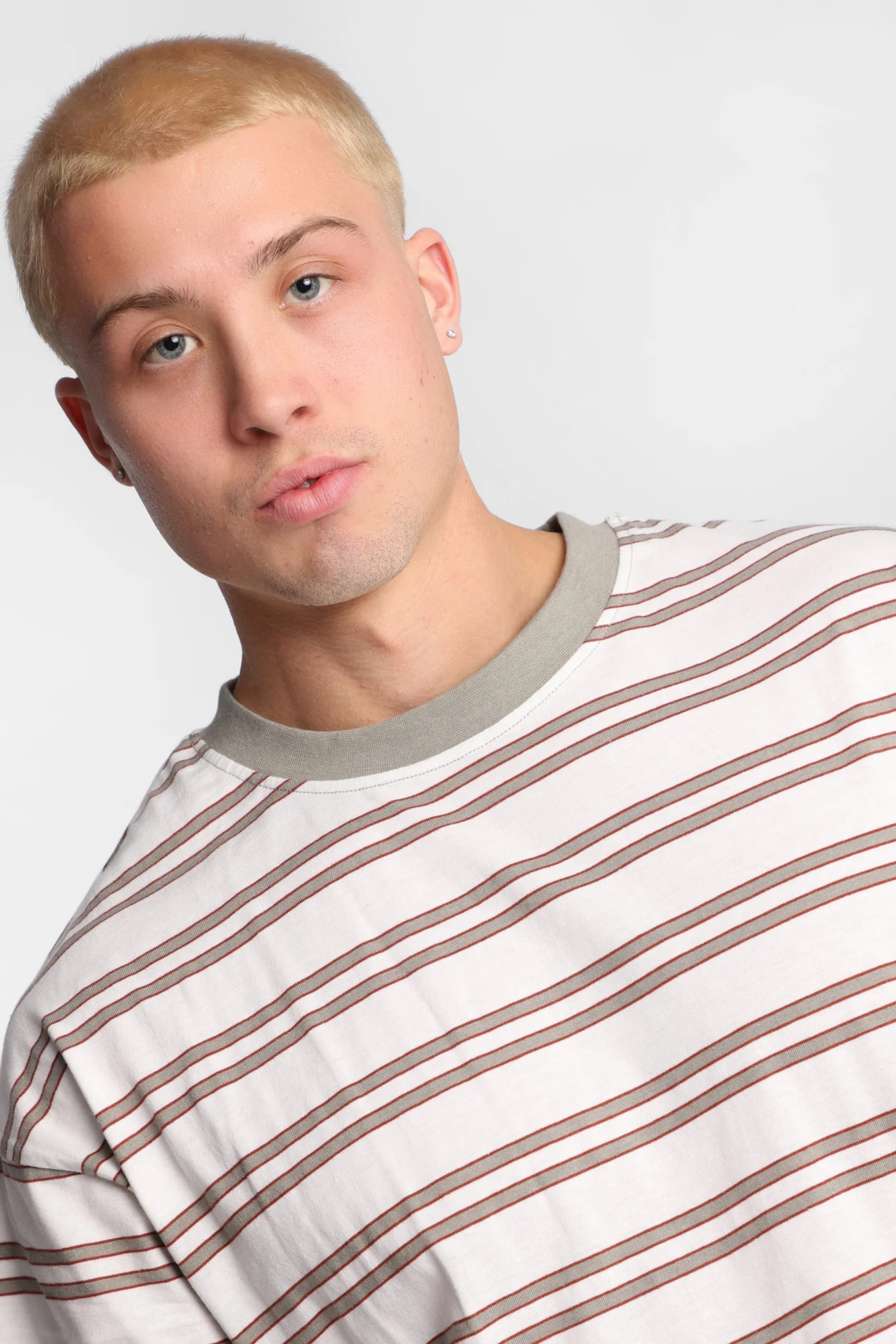 AERO Striped Oversized Tee - Image 3