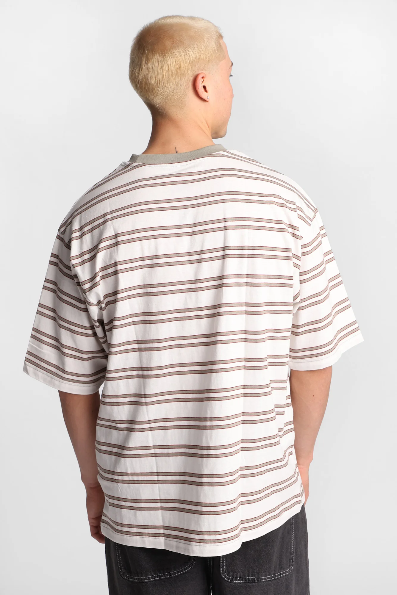 AERO Striped Oversized Tee - Image 4