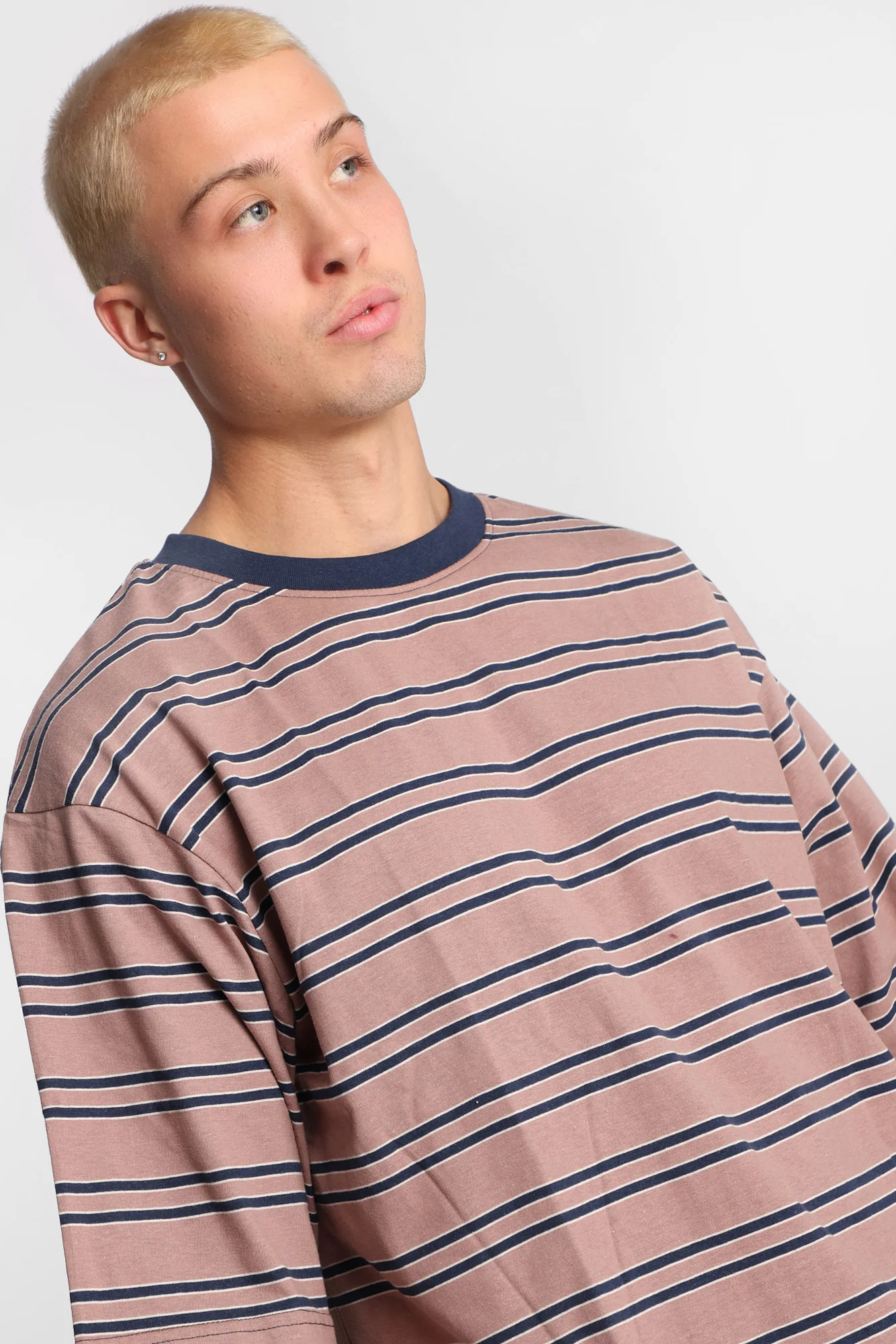 AERO Striped Oversized Tee - Image 6