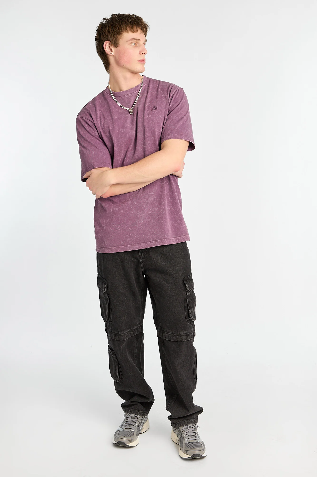 Faux Convertible Cargo Jeans - Image 4
