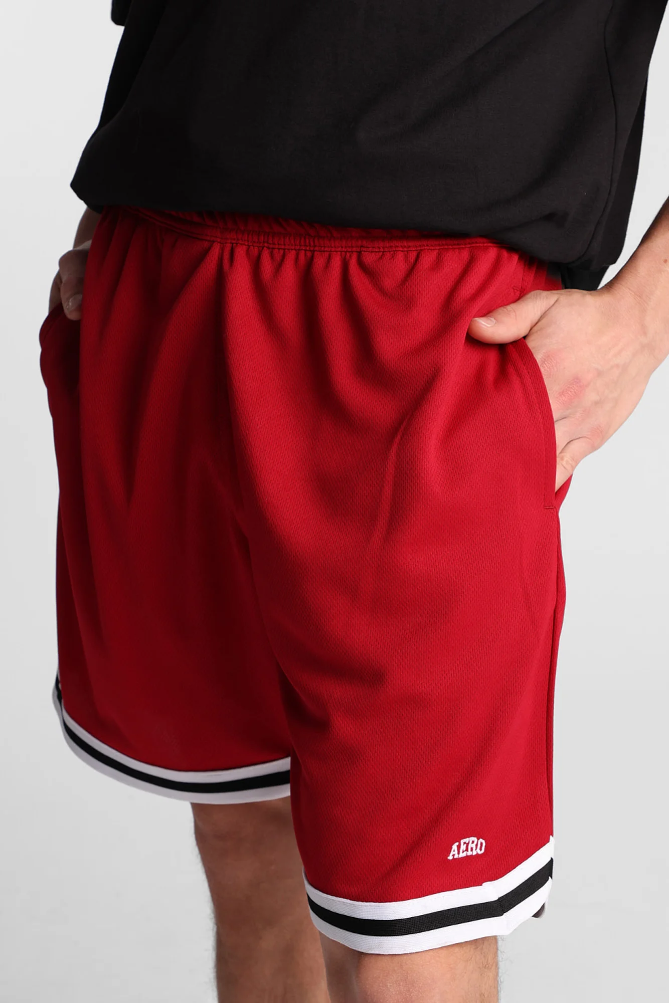 AERO Striped Mesh Shorts - Image 10
