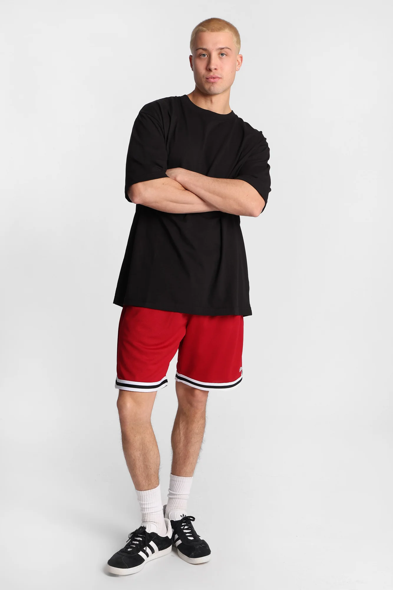 AERO Striped Mesh Shorts - Image 12