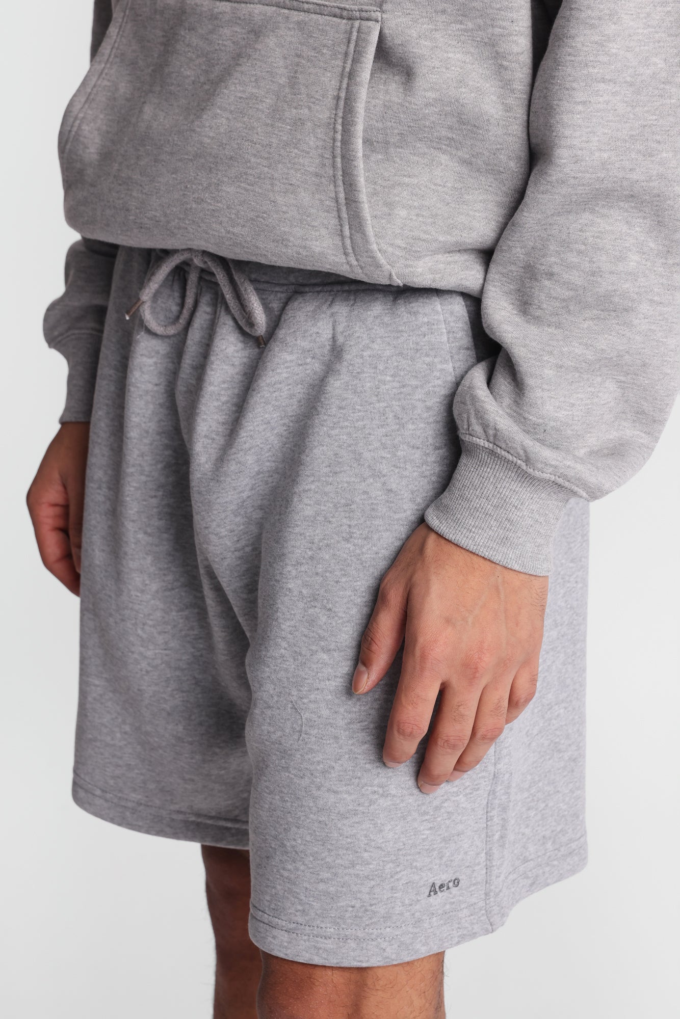 AERO Embroidered Fleece Shorts - Image 7
