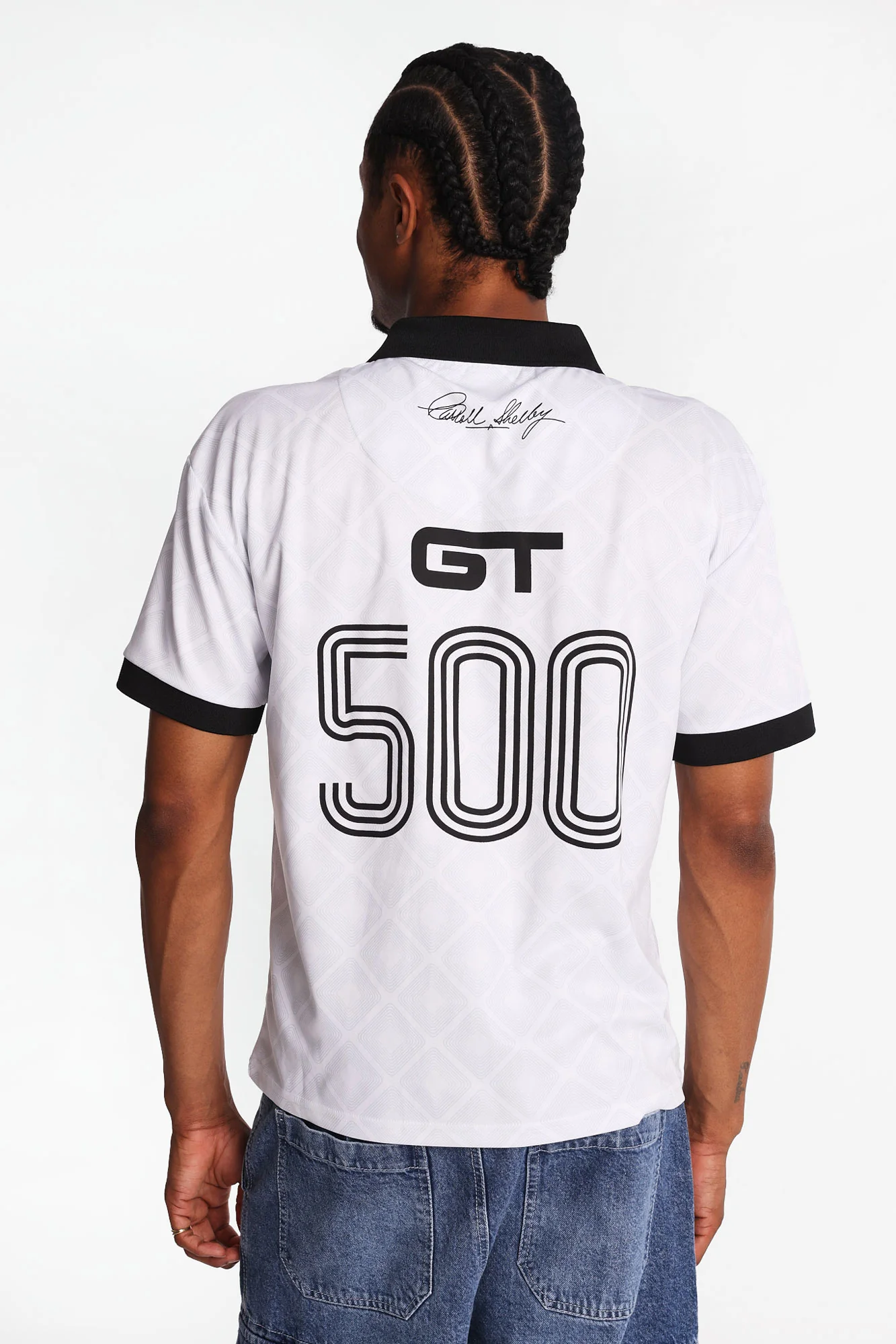 Shelby Cobra  Graphic Oversized Soccer Jersey - Image 3