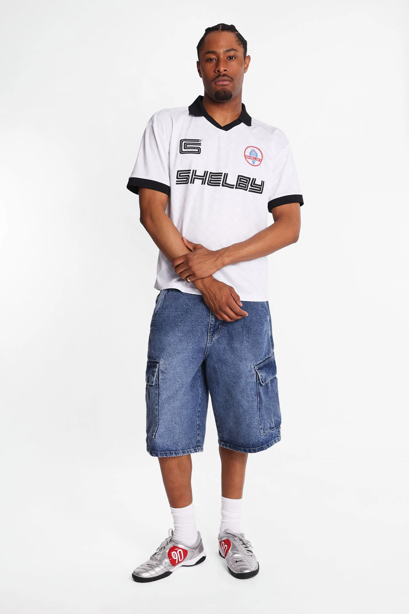 Shelby Cobra  Graphic Oversized Soccer Jersey - Image 4