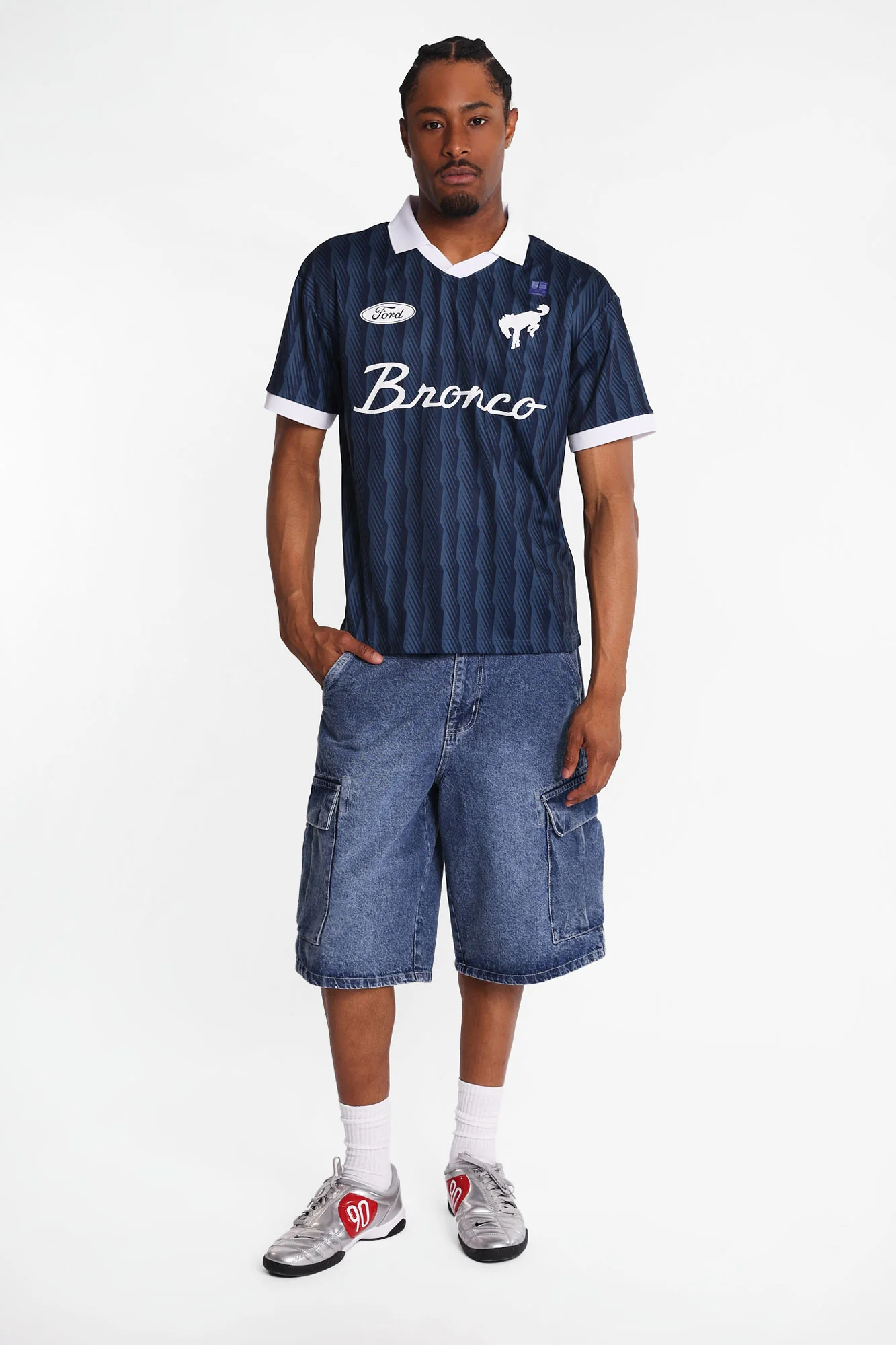 Ford Bronco  Graphic Oversized Soccer Jersey - Image 4