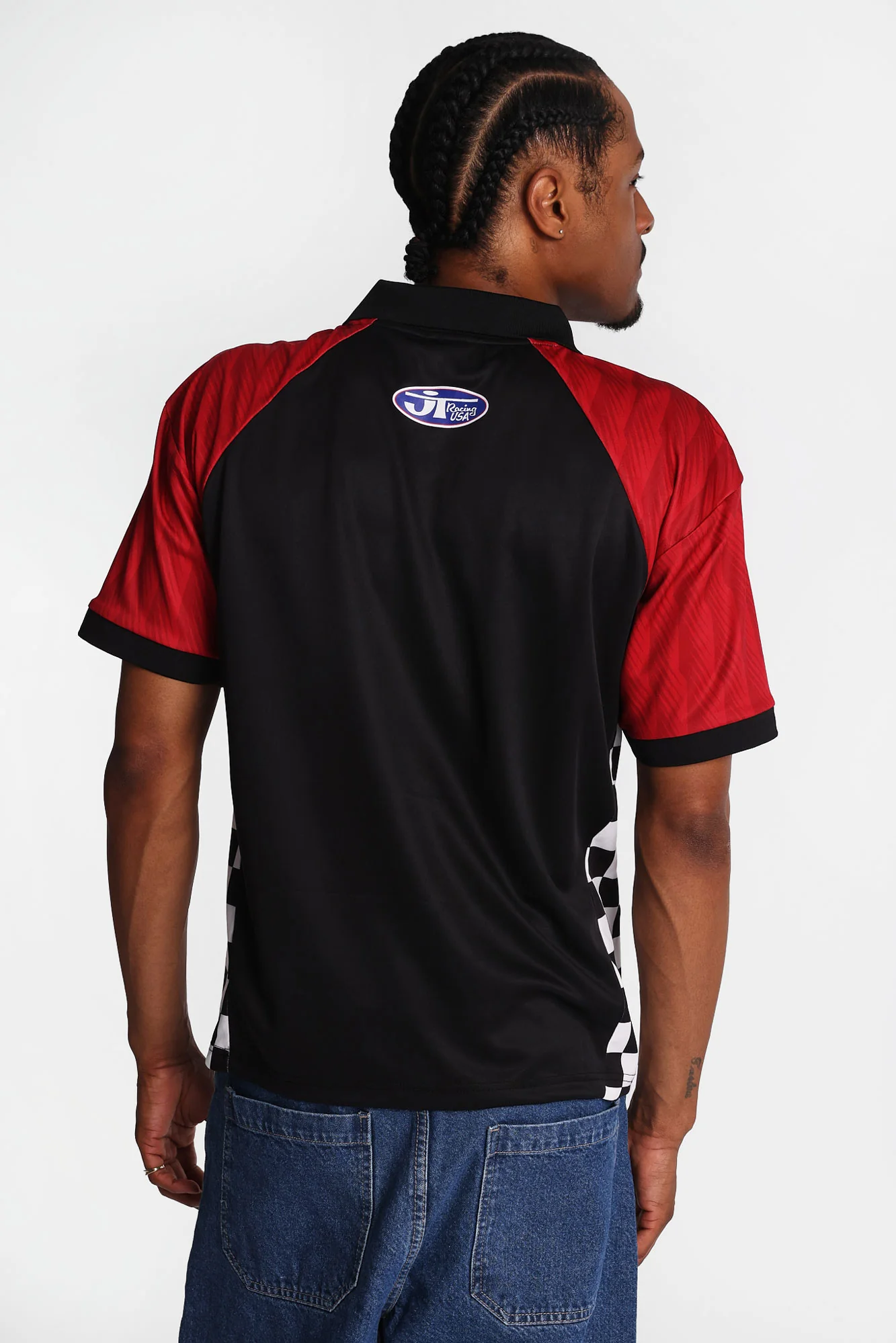 Honda Racing 500  Graphic Oversized Soccer Jersey - Image 3
