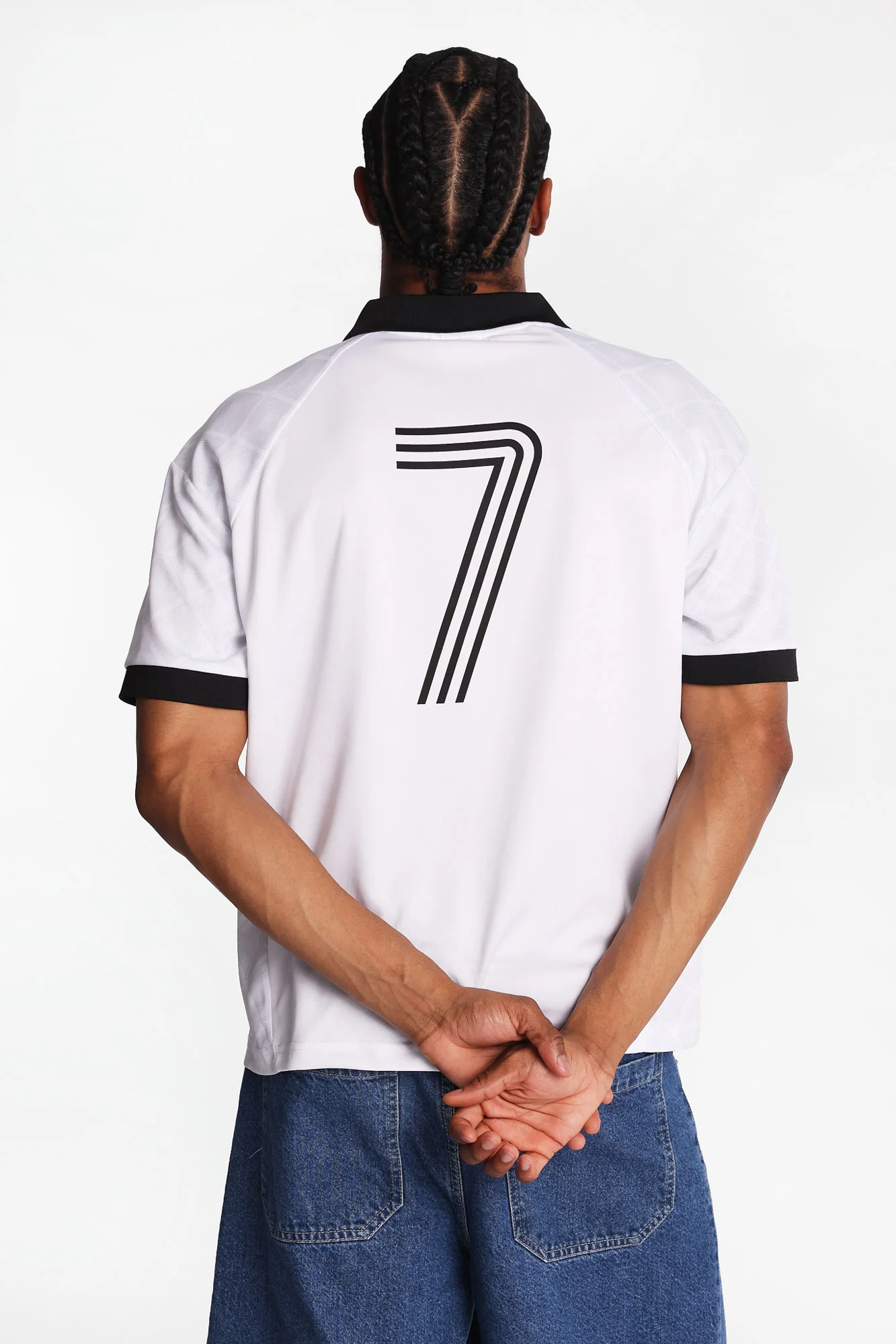 Real Madrid Football Club 7 Graphic Oversized Soccer Jersey - Image 3