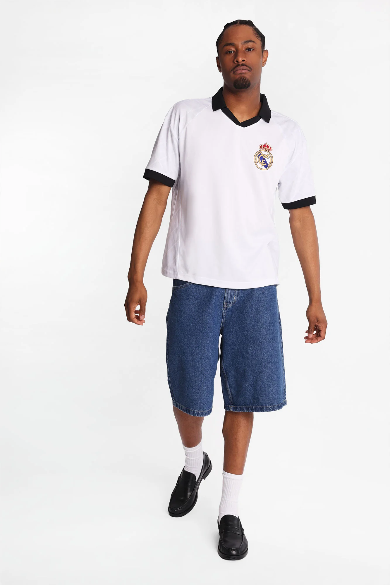 Real Madrid Football Club 7 Graphic Oversized Soccer Jersey - Image 4