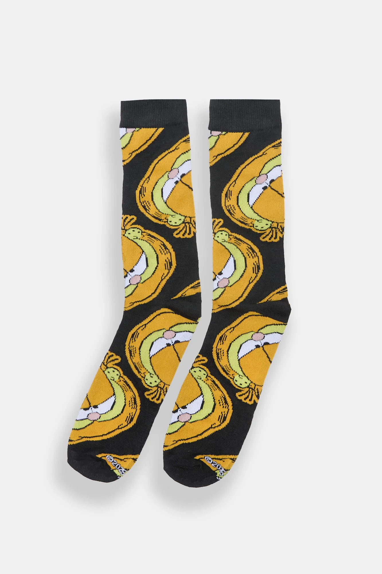 Garfield Printed Jacquard Crew Socks