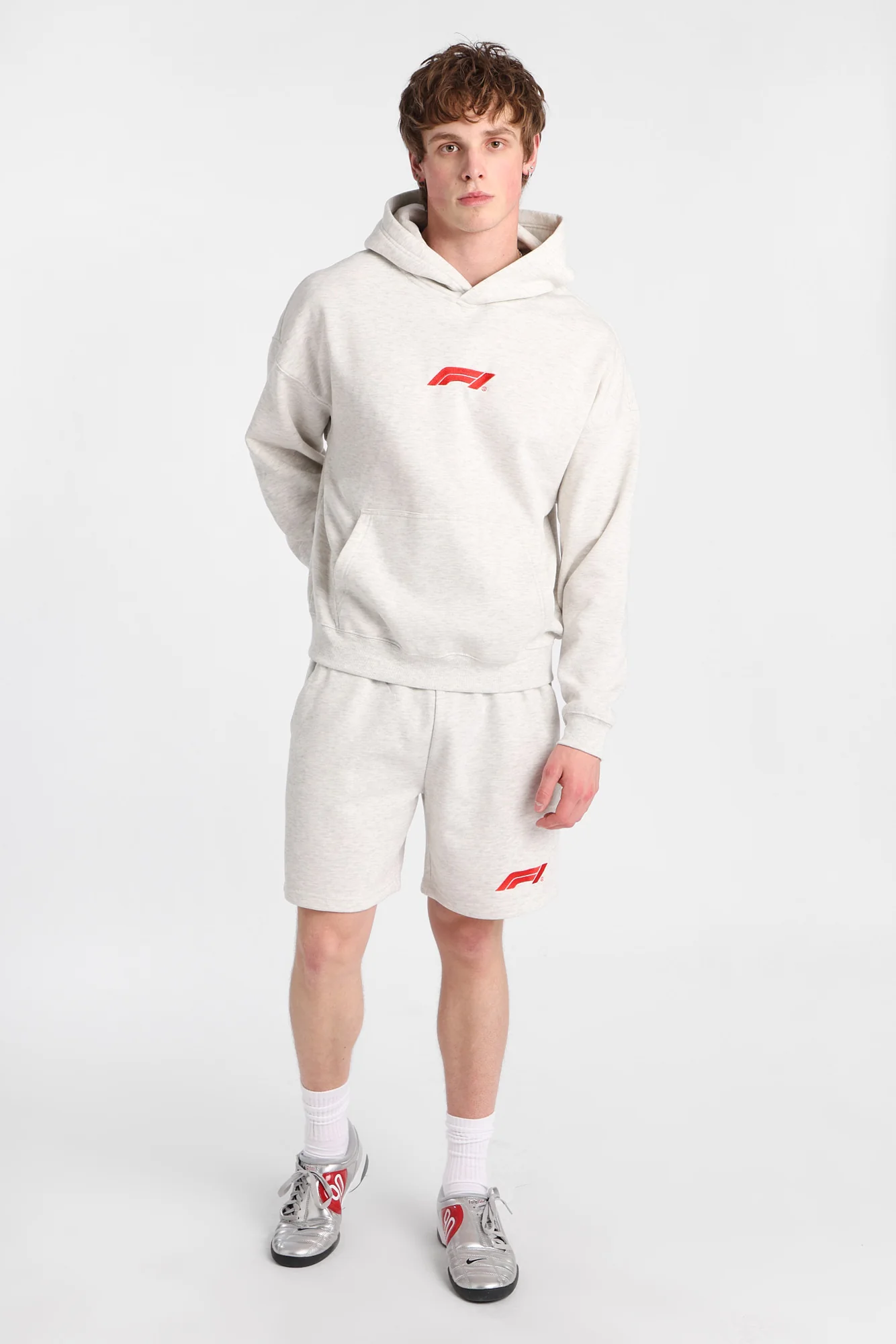 F1 Embroidered Fleece Shorts - Image 4
