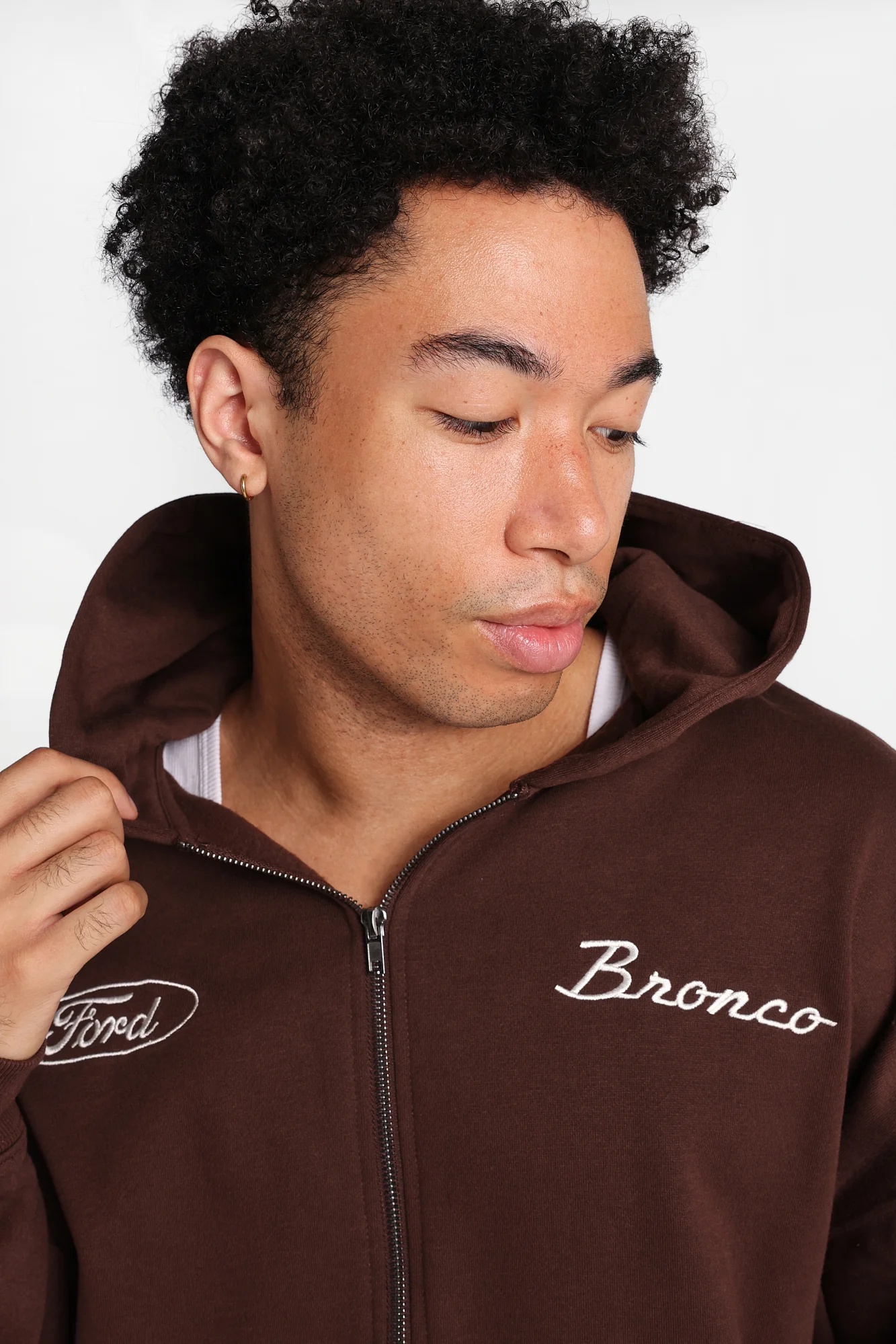 Ford Bronco Graphic Zip-Up Hoodie - Image 3