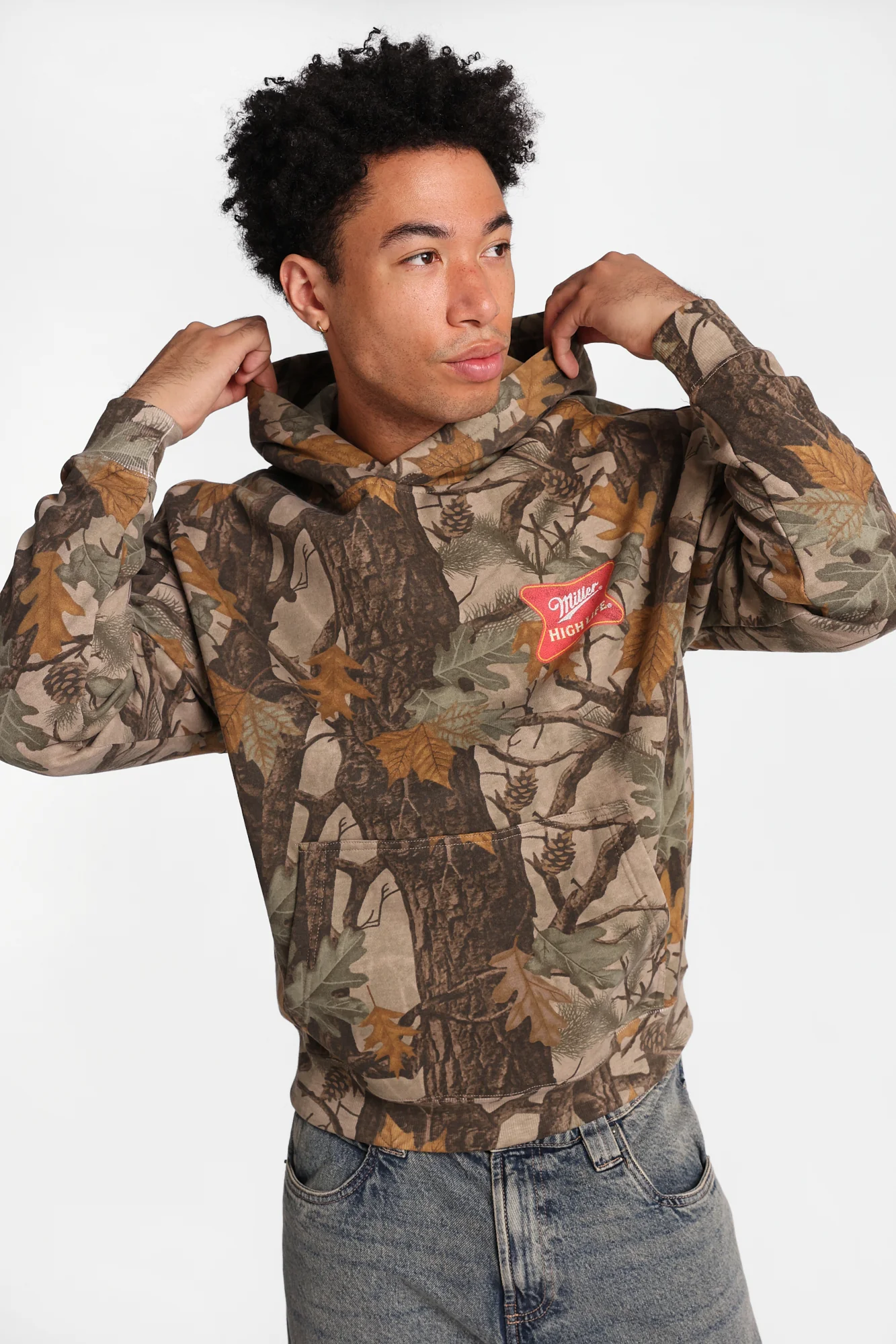 Miller Deer Tree Camouflage Graphic Hoodie - Image 2