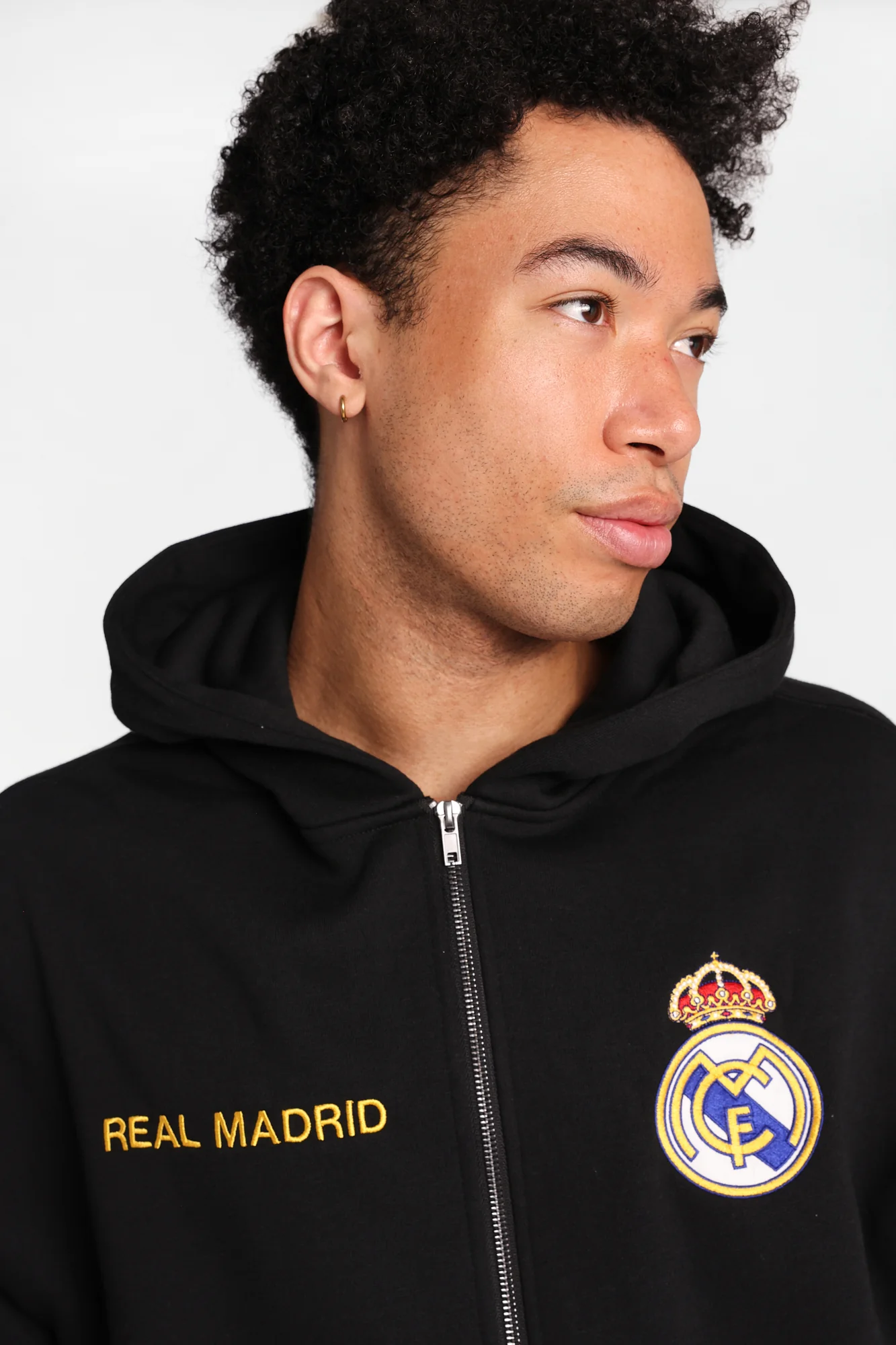 Real Madrid F.C. Graphic Zip-Up Hoodie - Image 3
