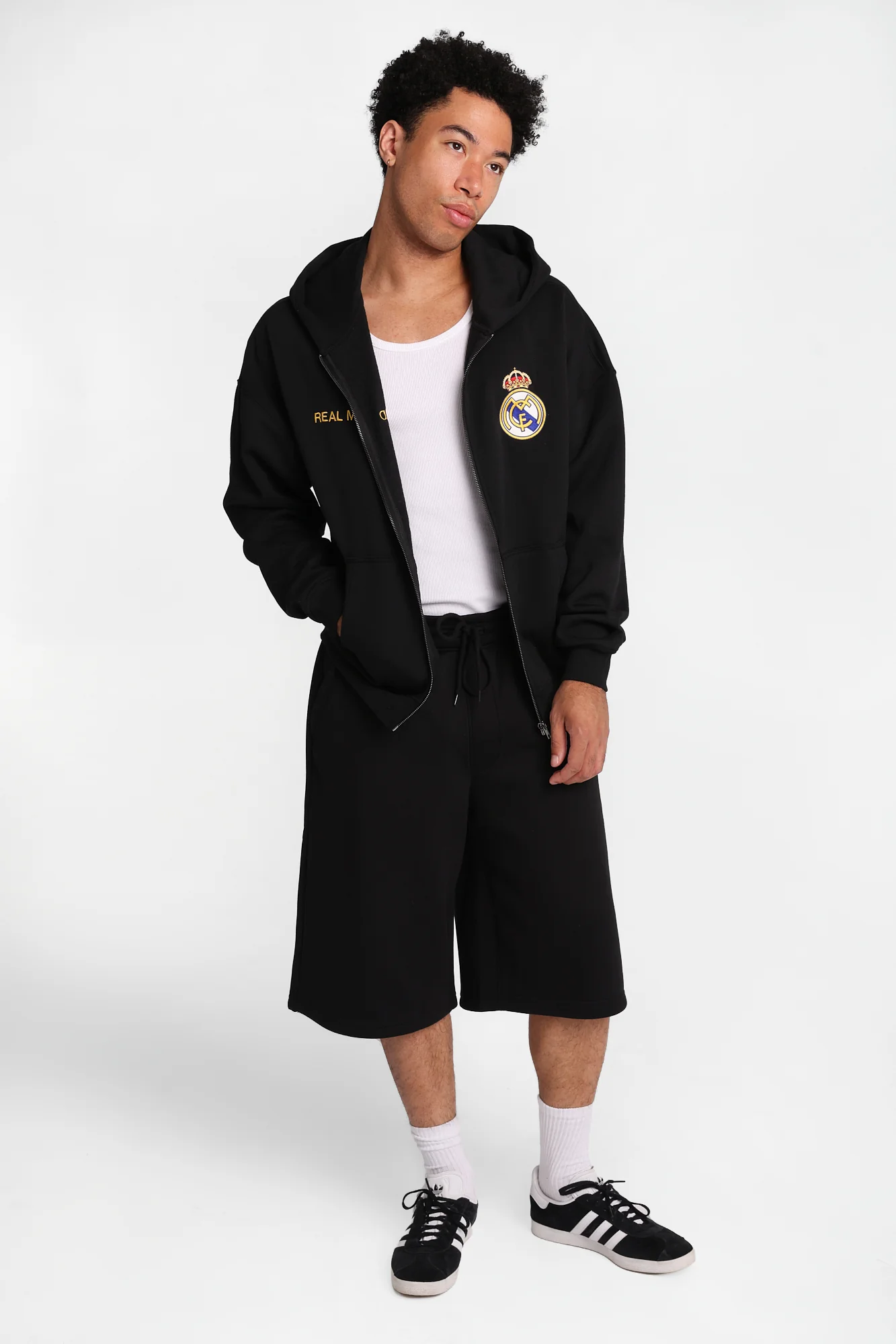 Real Madrid F.C. Graphic Zip-Up Hoodie - Image 4