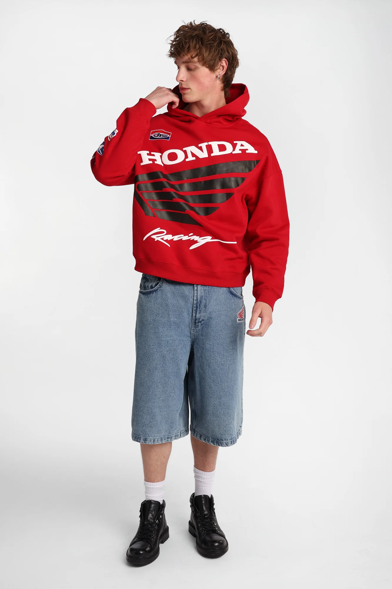 Honda Racing Wing Graphic Hoodie - Image 4