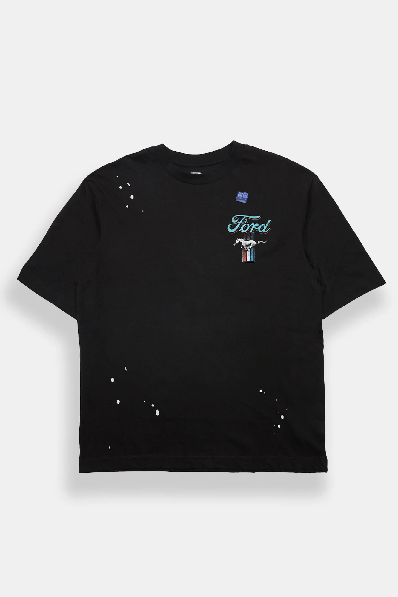Ford Mustang Splatter Graphic Oversized Tee - Image 2