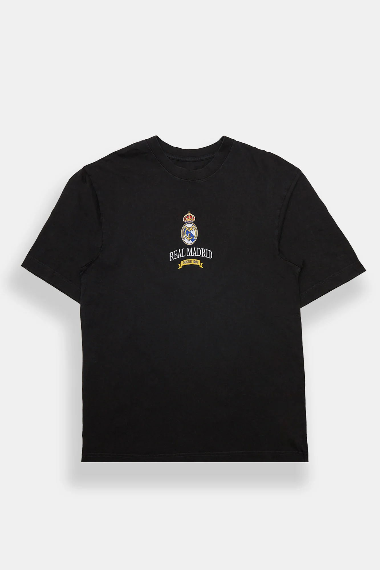 Real Madrid Crest  Graphic Oversized Tee