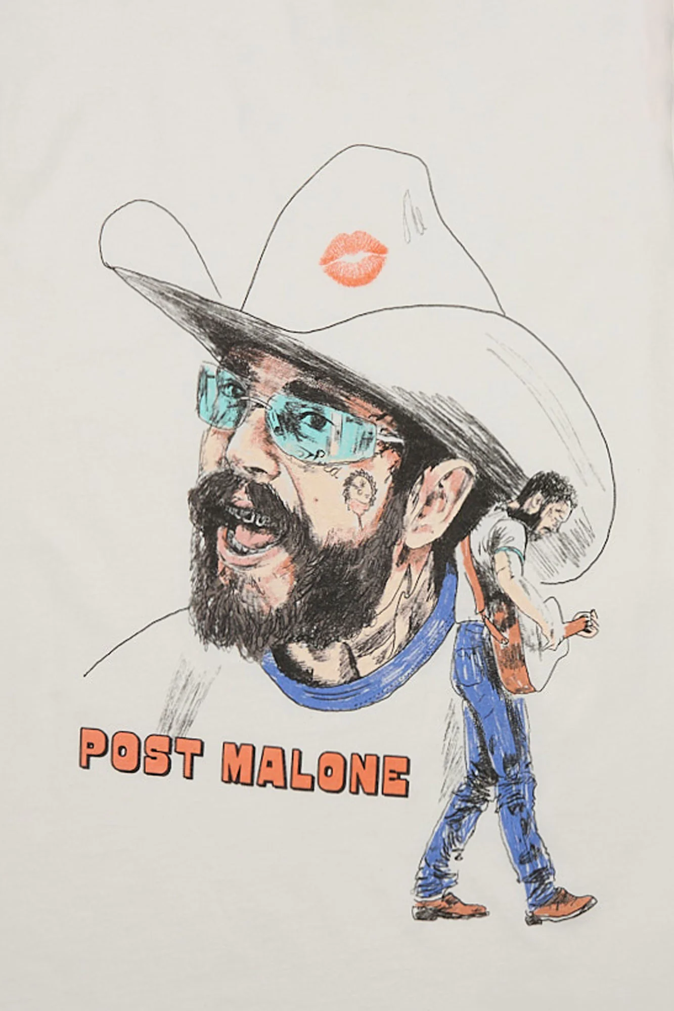 Post Malone Cowboy Graphic Tee - Image 2